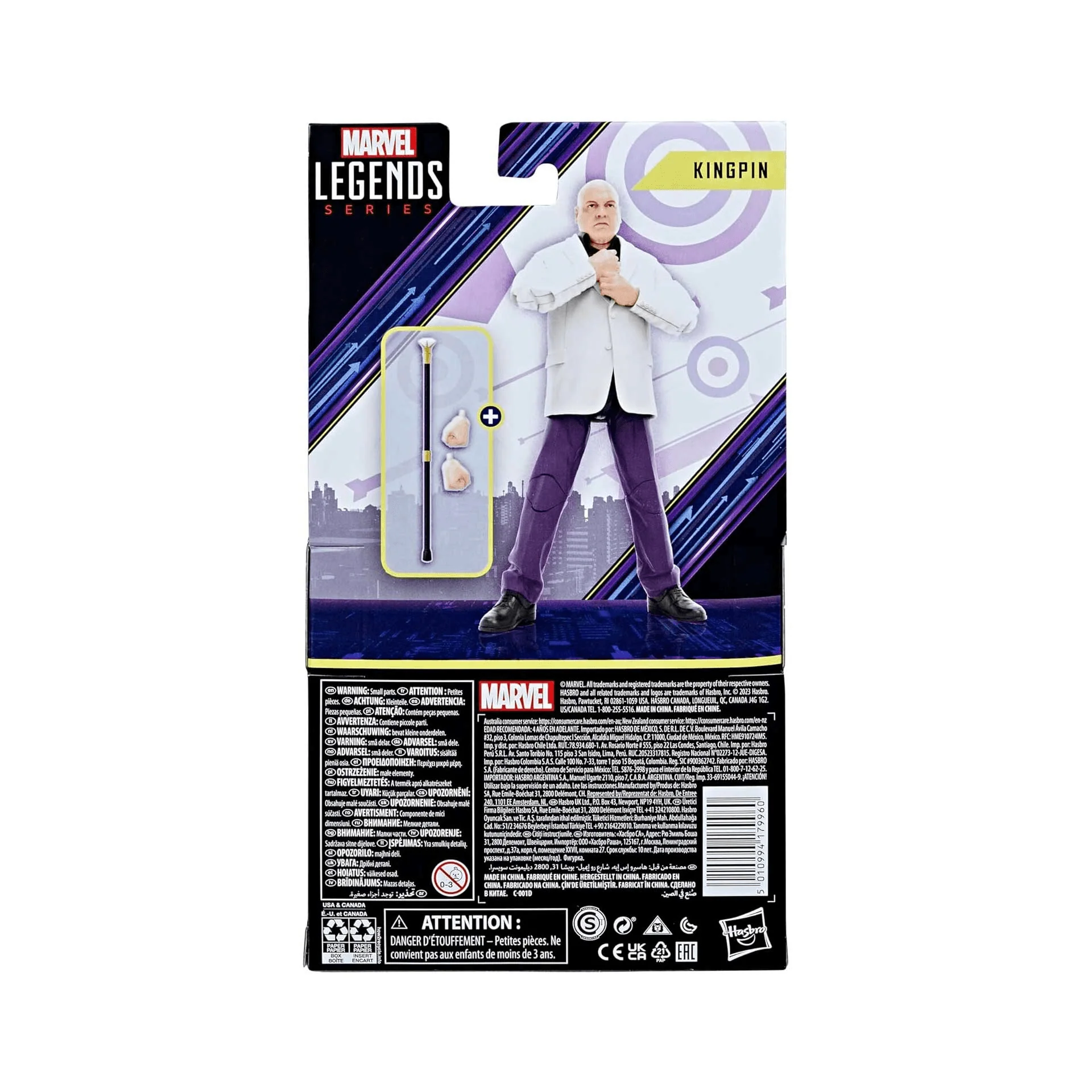 Figura Marvel Legends Series Kingpin y Hawkeye de 15 cm - Image 5
