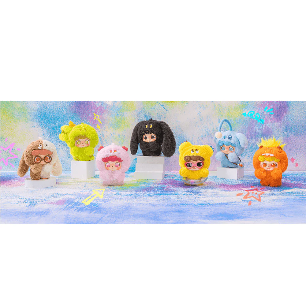 Figura sorpresa peluche coleccionable – Q.KID Emotional Hairy Monsters Series (Blind Box)