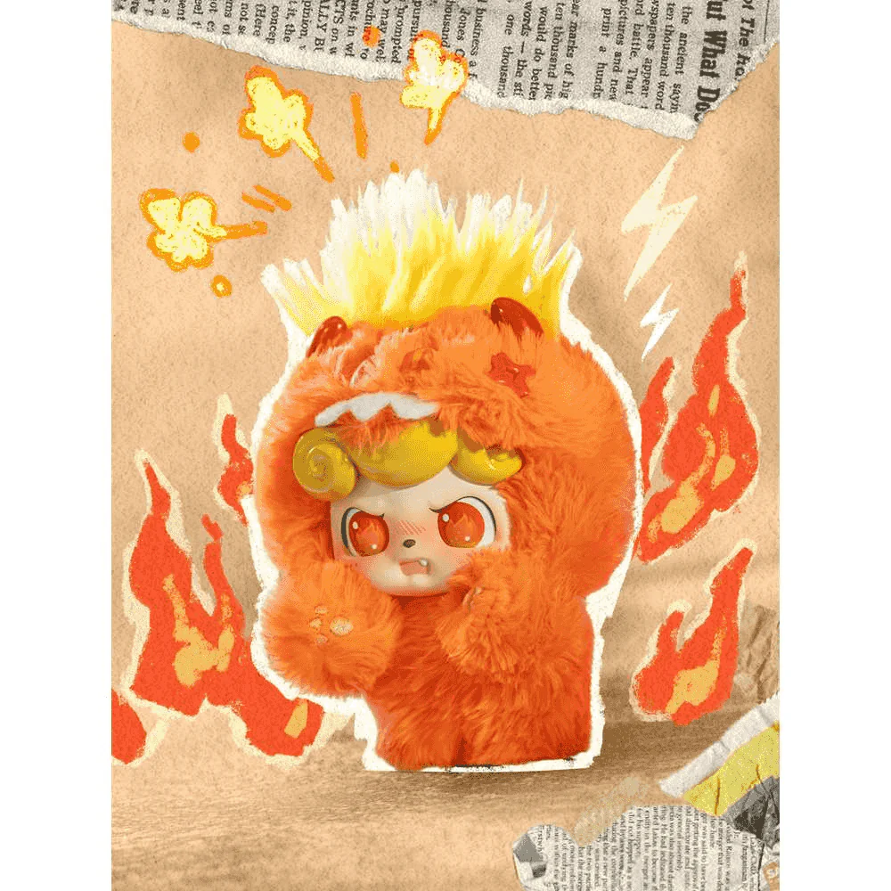 Figura sorpresa peluche coleccionable – Q.KID Emotional Hairy Monsters Series (Blind Box) - Image 3