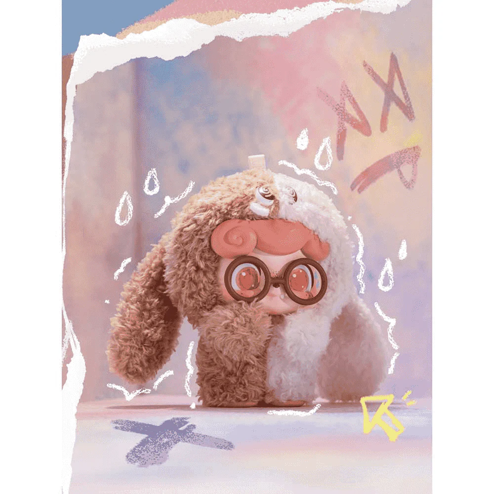 Figura sorpresa peluche coleccionable – Q.KID Emotional Hairy Monsters Series (Blind Box) - Image 4
