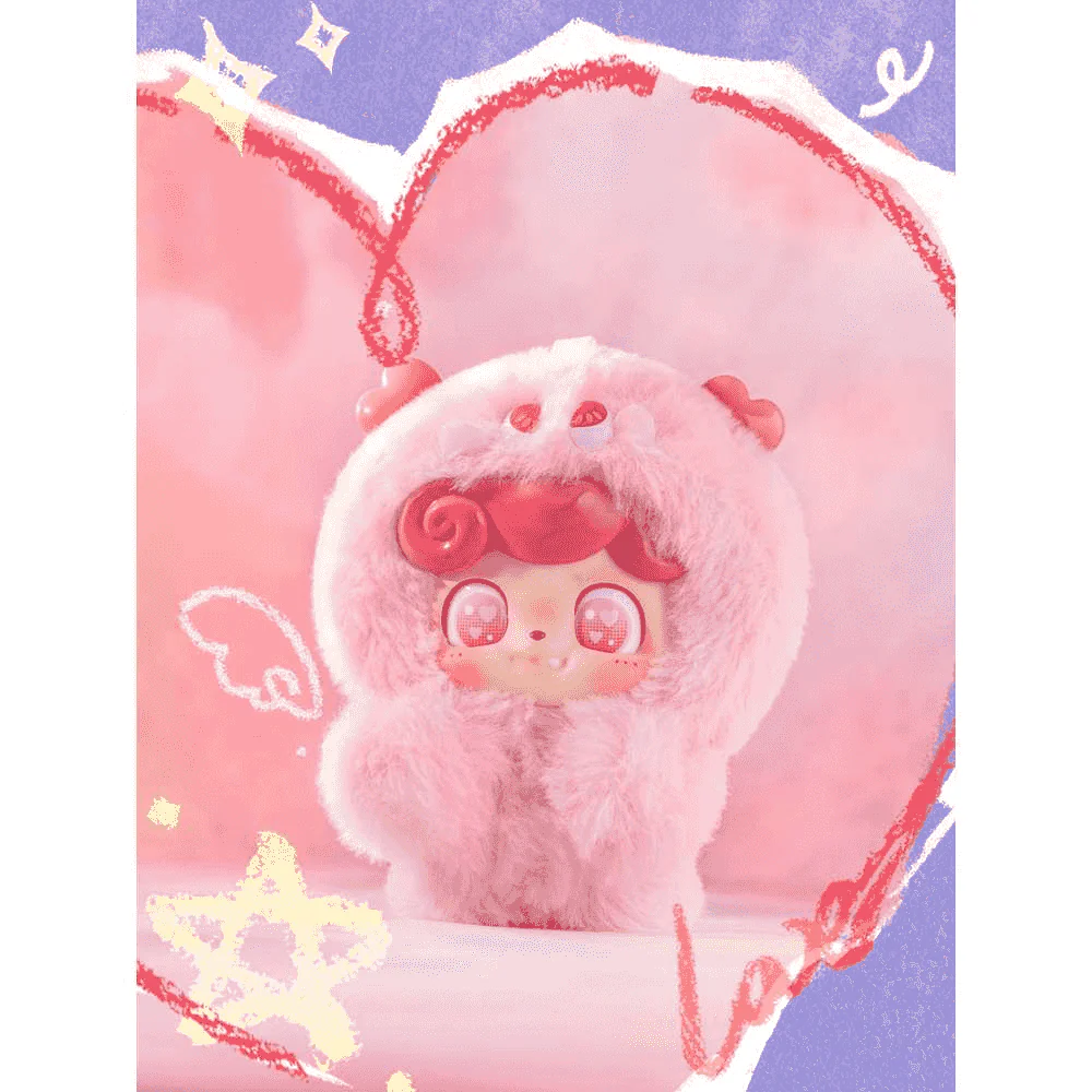 Figura sorpresa peluche coleccionable – Q.KID Emotional Hairy Monsters Series (Blind Box) - Image 7