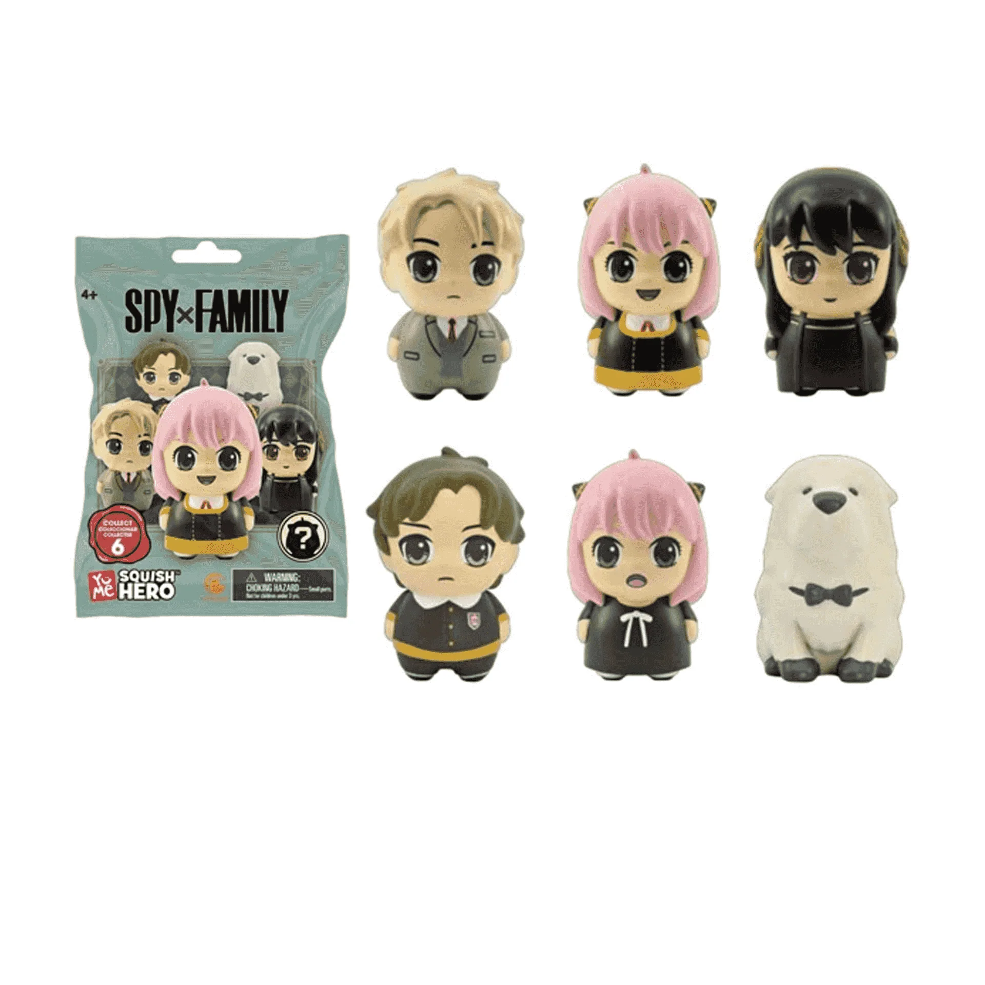 Figuras Spy x Family Squish Hero Antiestrés