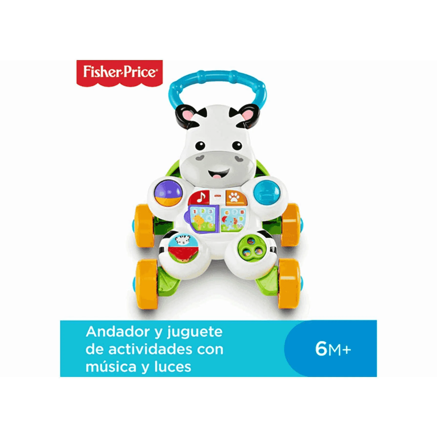 Fisher Price Correpasillos Cebra Parlanchina Primeros Pasos| Juguete Infantil - Image 4