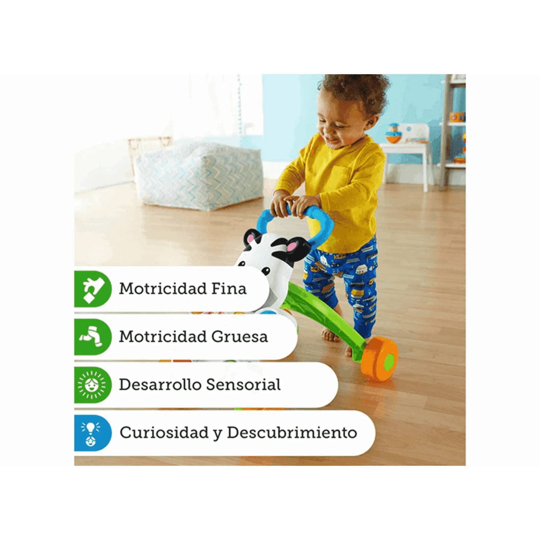 Fisher Price Correpasillos Cebra Parlanchina Primeros Pasos| Juguete Infantil - Image 5