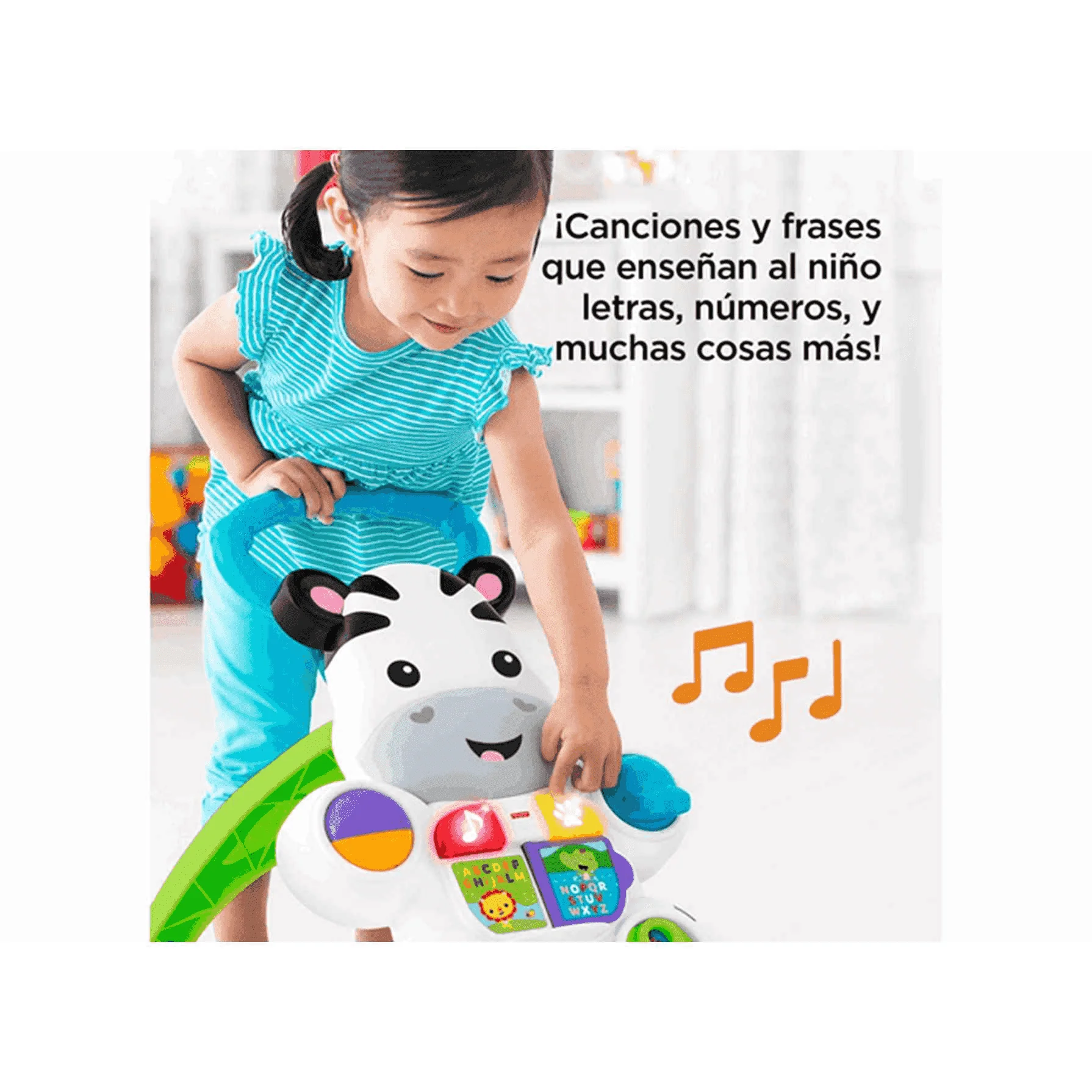 Fisher Price Correpasillos Cebra Parlanchina Primeros Pasos| Juguete Infantil - Image 7