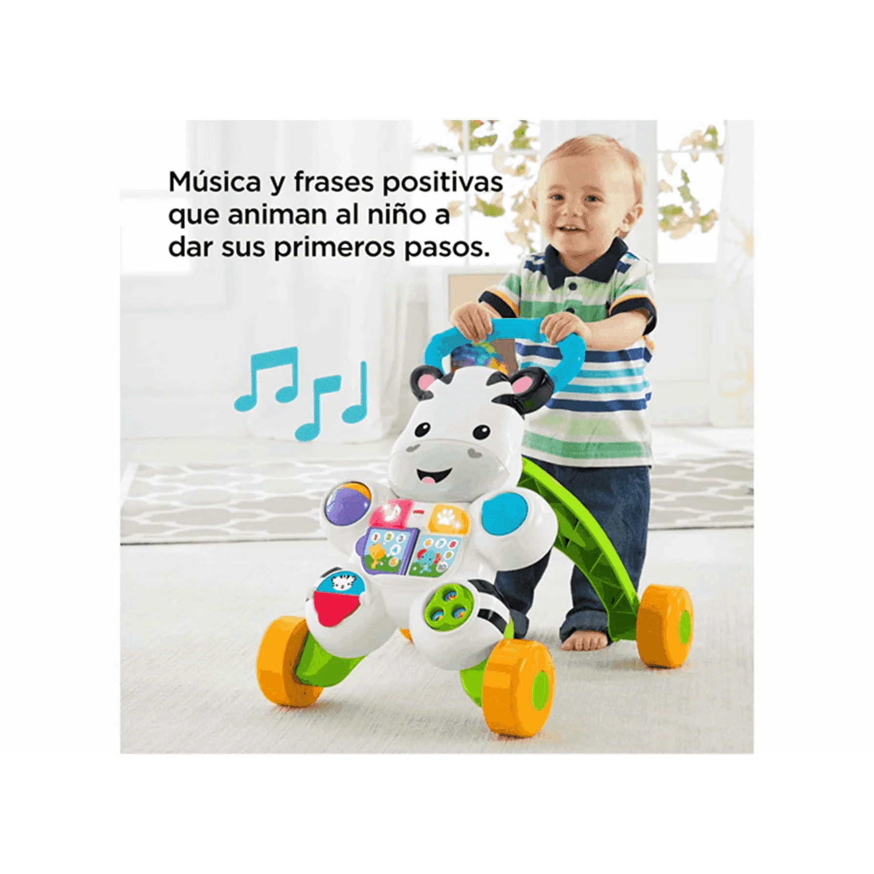 Fisher Price Correpasillos Cebra Parlanchina Primeros Pasos| Juguete Infantil - Image 9