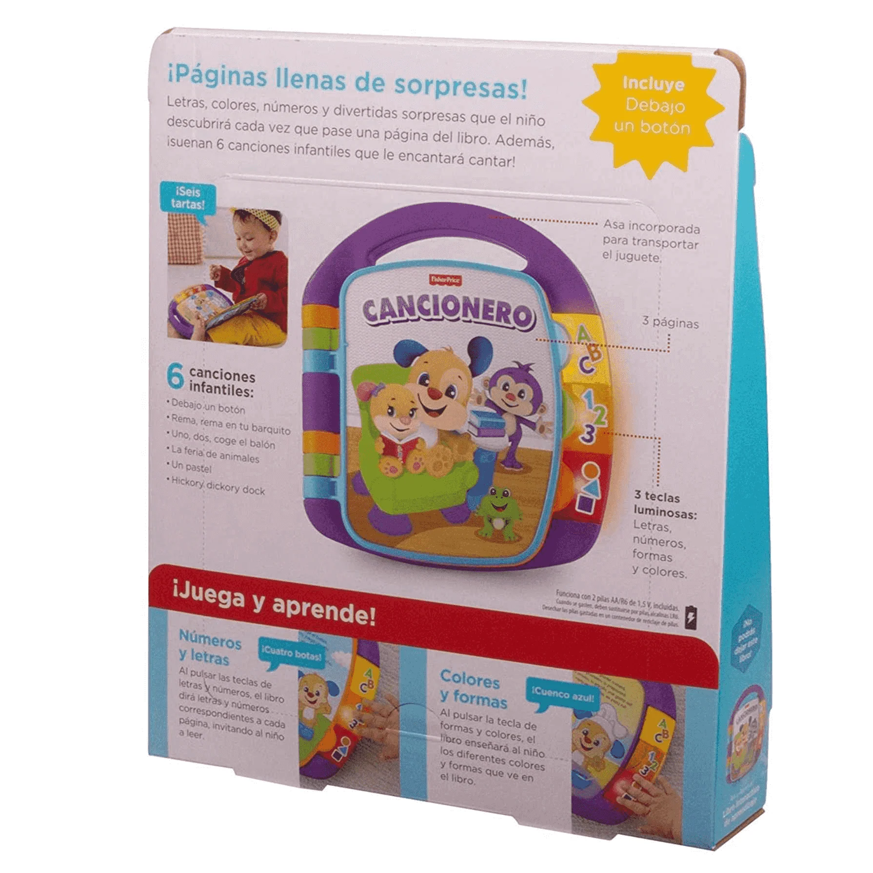 Fisher Price Libro Interactivo de Aprendizaje| Juguete Infantil - Image 8