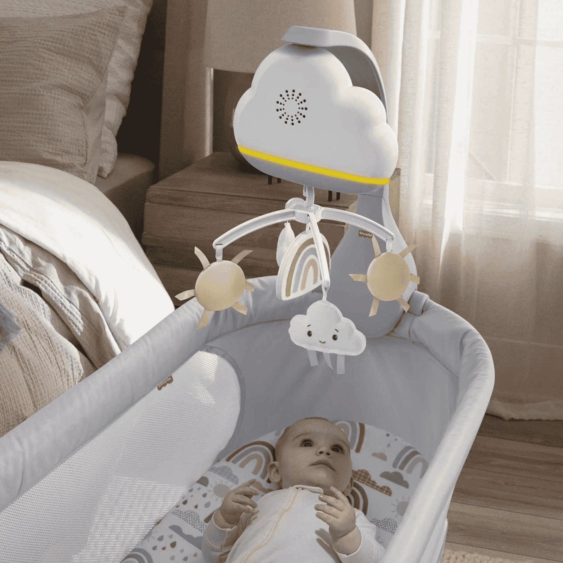 Fisher-Price Móvil lluvia y arcoíris para cuna Mattel HBP40 - Image 2
