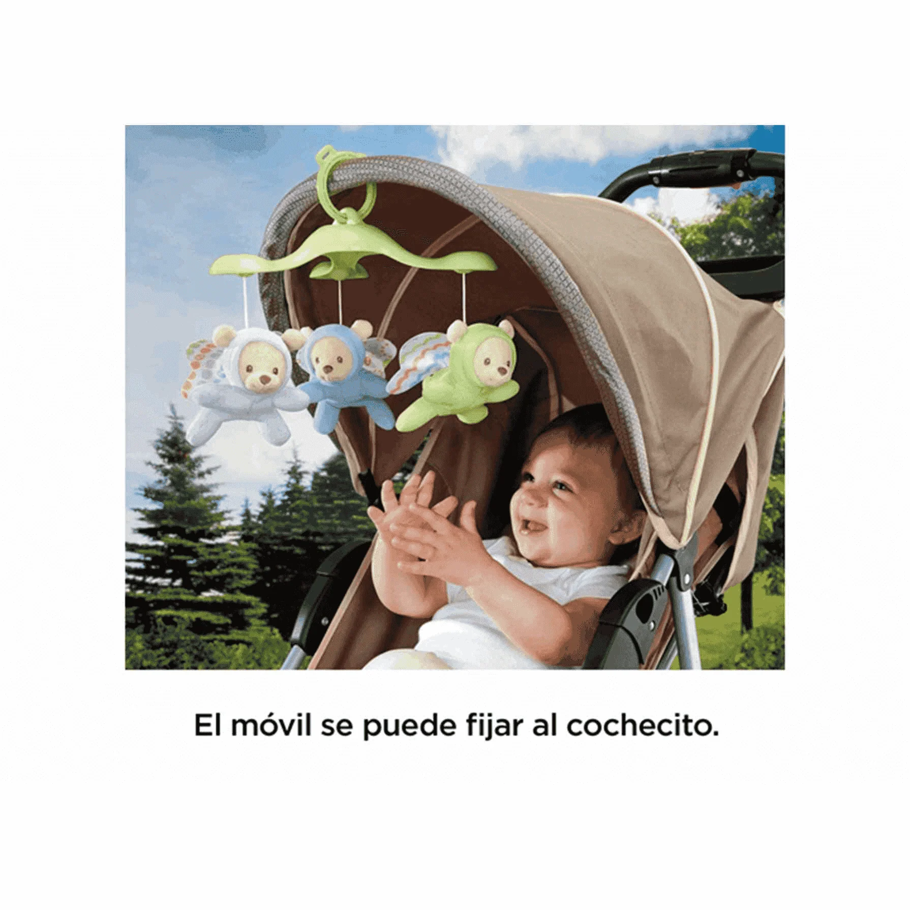 Fisher Price Móvil Ositos Voladores con proyector para bebé recién nacido - Image 7