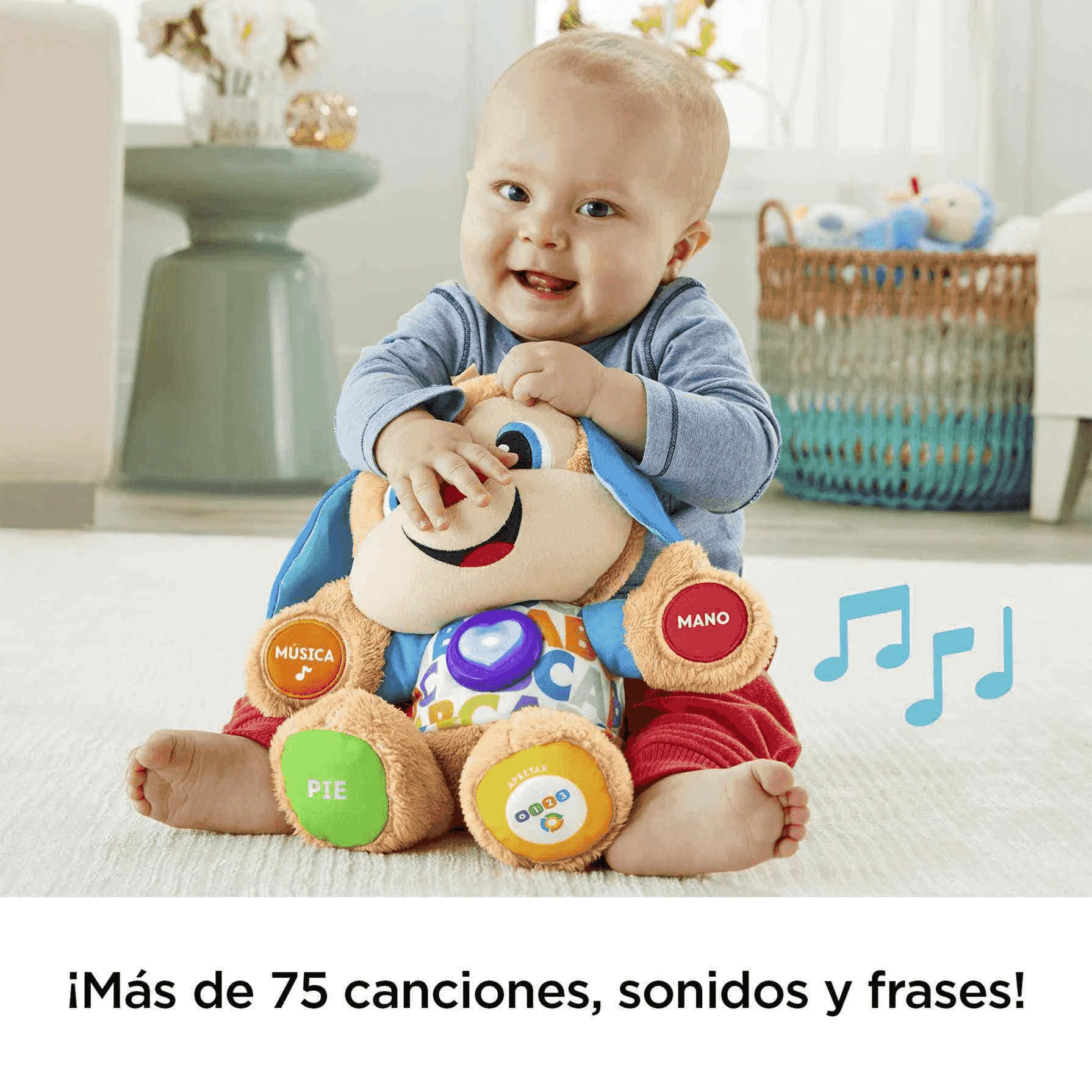 Fisher-Price Perrito primeros descubrimientos, juguete bebés +6 meses - Image 3