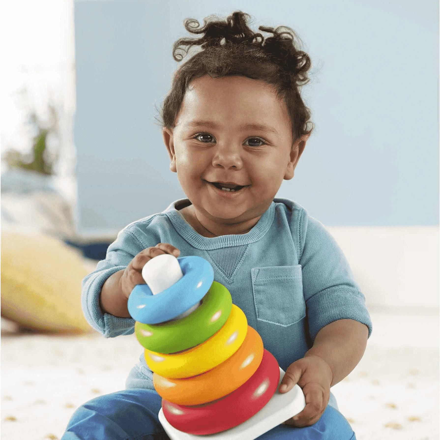 Fisher-Price Pirámide Balanceante Eco juguete Mattel GRF09 - Image 2