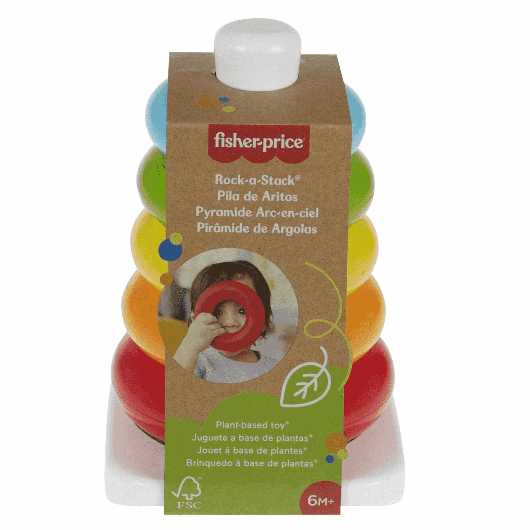 Fisher-Price Pirámide Balanceante Eco juguete Mattel GRF09 - Image 6