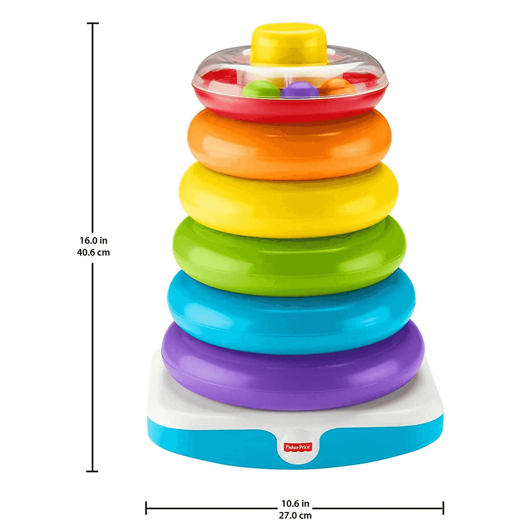 Fisher-Price Pirámide Balanceante juguete gigante para bebés +6 meses - Image 2