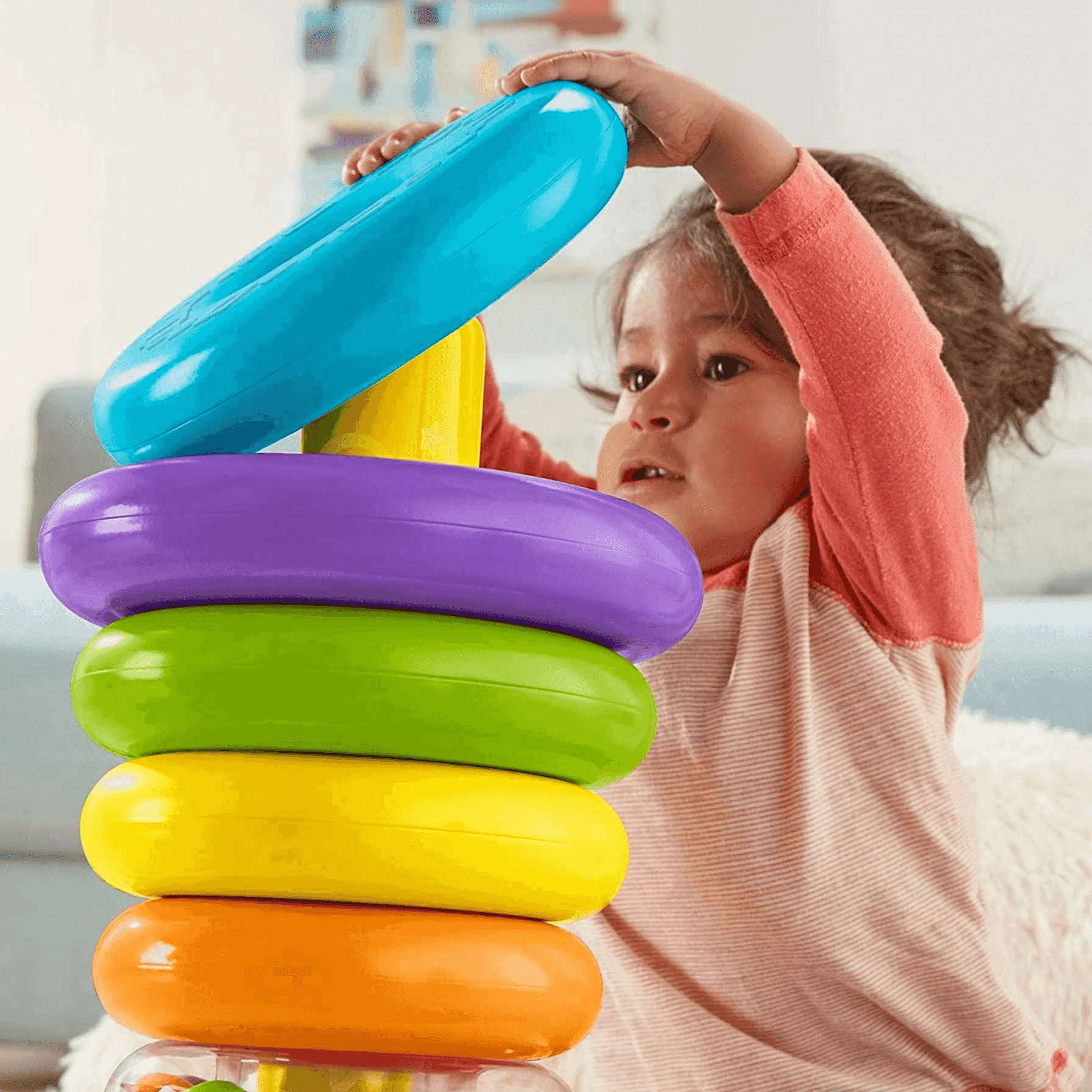 Fisher-Price Pirámide Balanceante juguete gigante para bebés +6 meses - Image 4