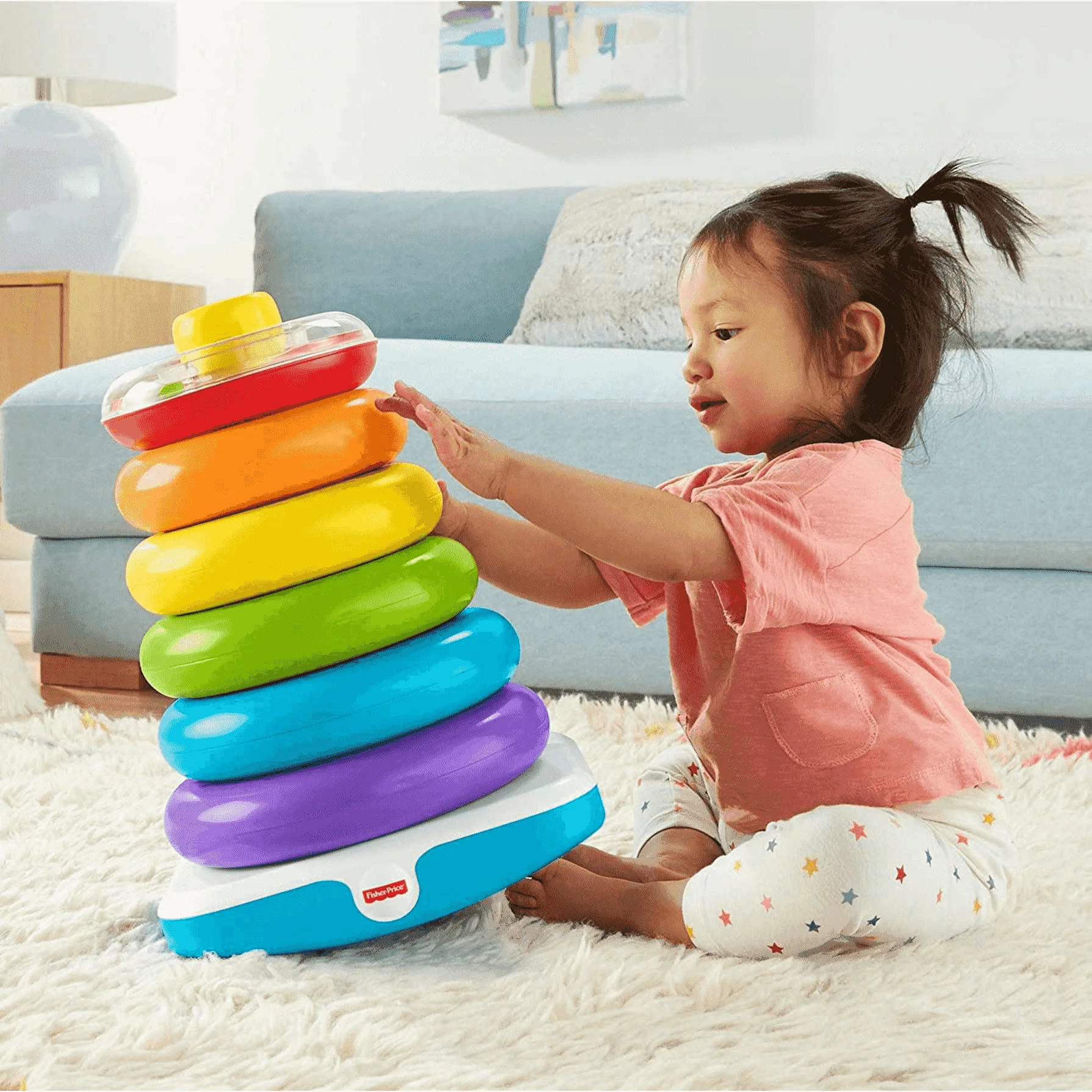 Fisher-Price Pirámide Balanceante juguete gigante para bebés +6 meses - Image 5