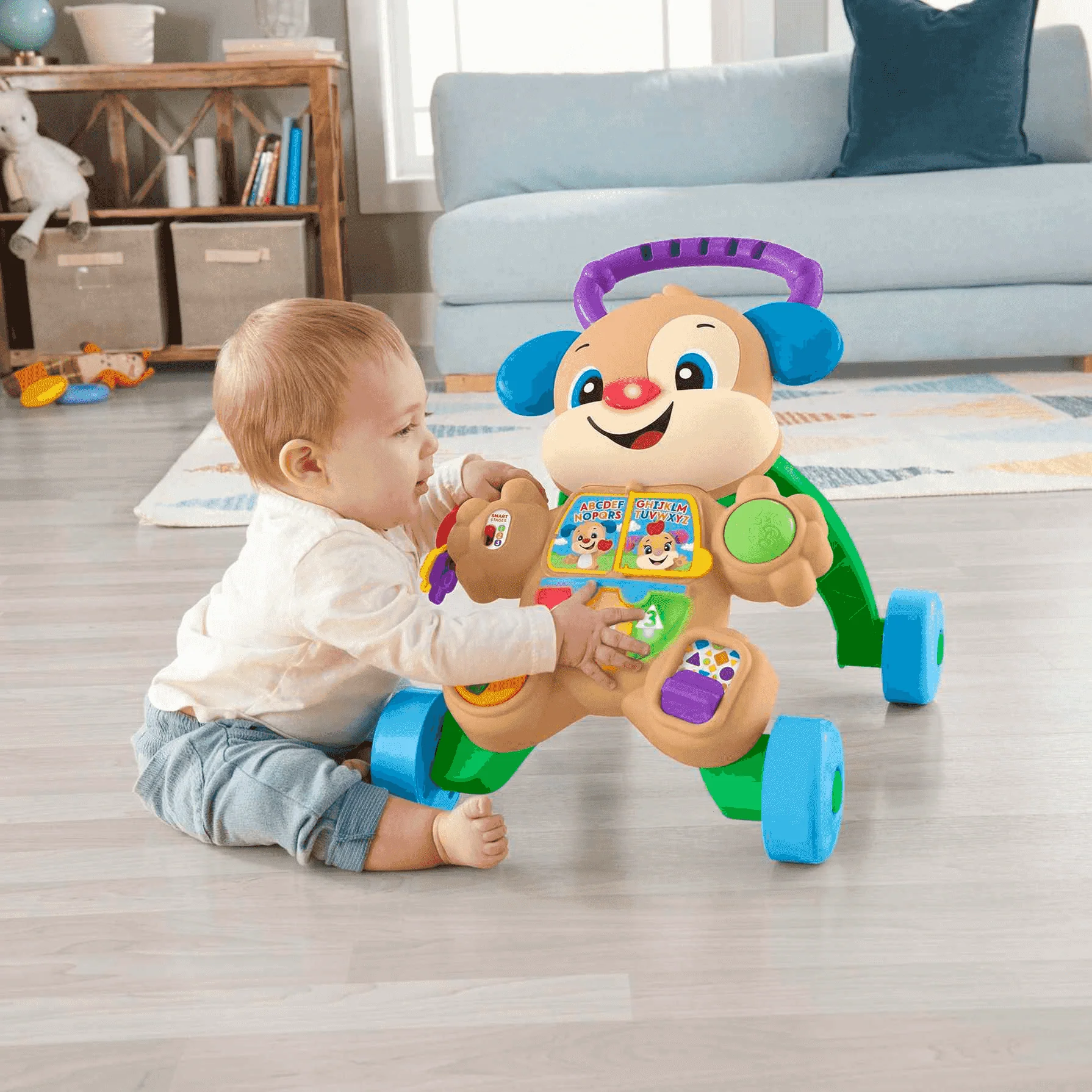 Fisher Price Rie y Aprende Andador Perrito Primeros Pasos - Image 2