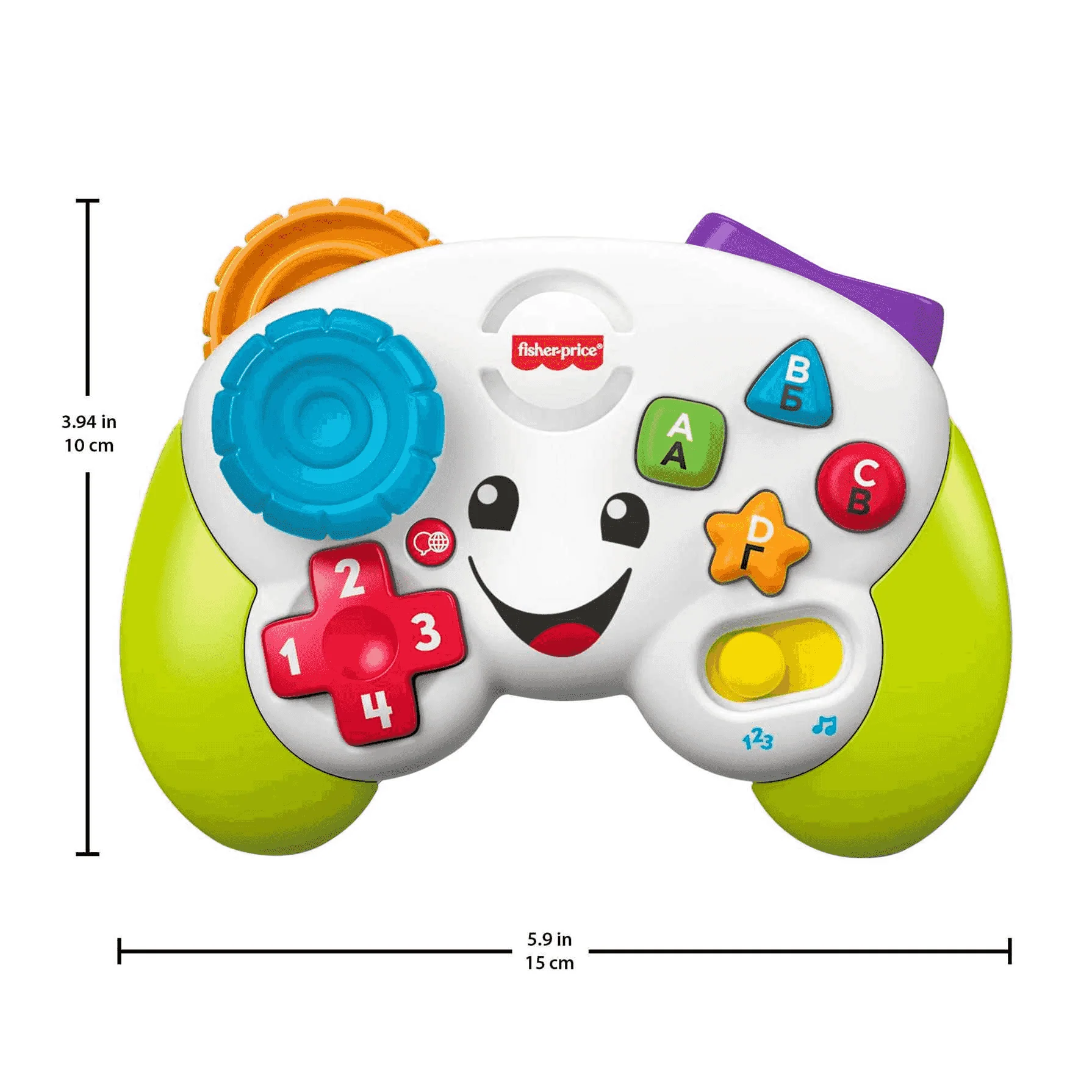 Fisher Price Ríe y Aprende Mi primer Mando de Consola - Image 4