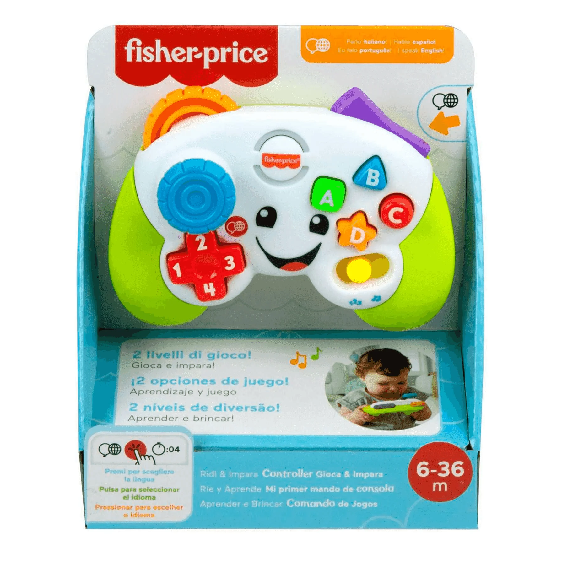 Fisher Price Ríe y Aprende Mi primer Mando de Consola - Image 5