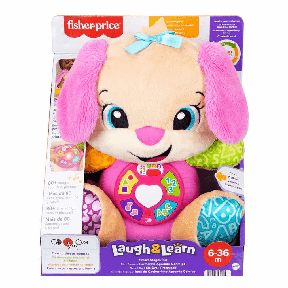 Fisher-Price Ríe y Aprende Perrita Peluche