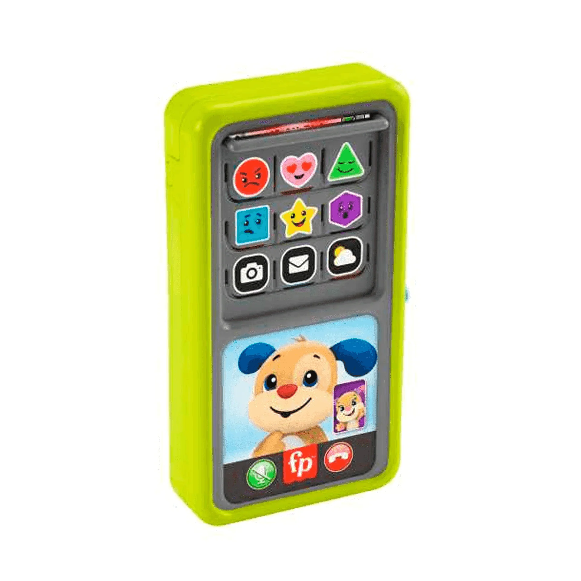 Fisher-Price Ríe y aprende Smartphone desliza y aprende Teléfono de juguete con sonidos bebés +9 me