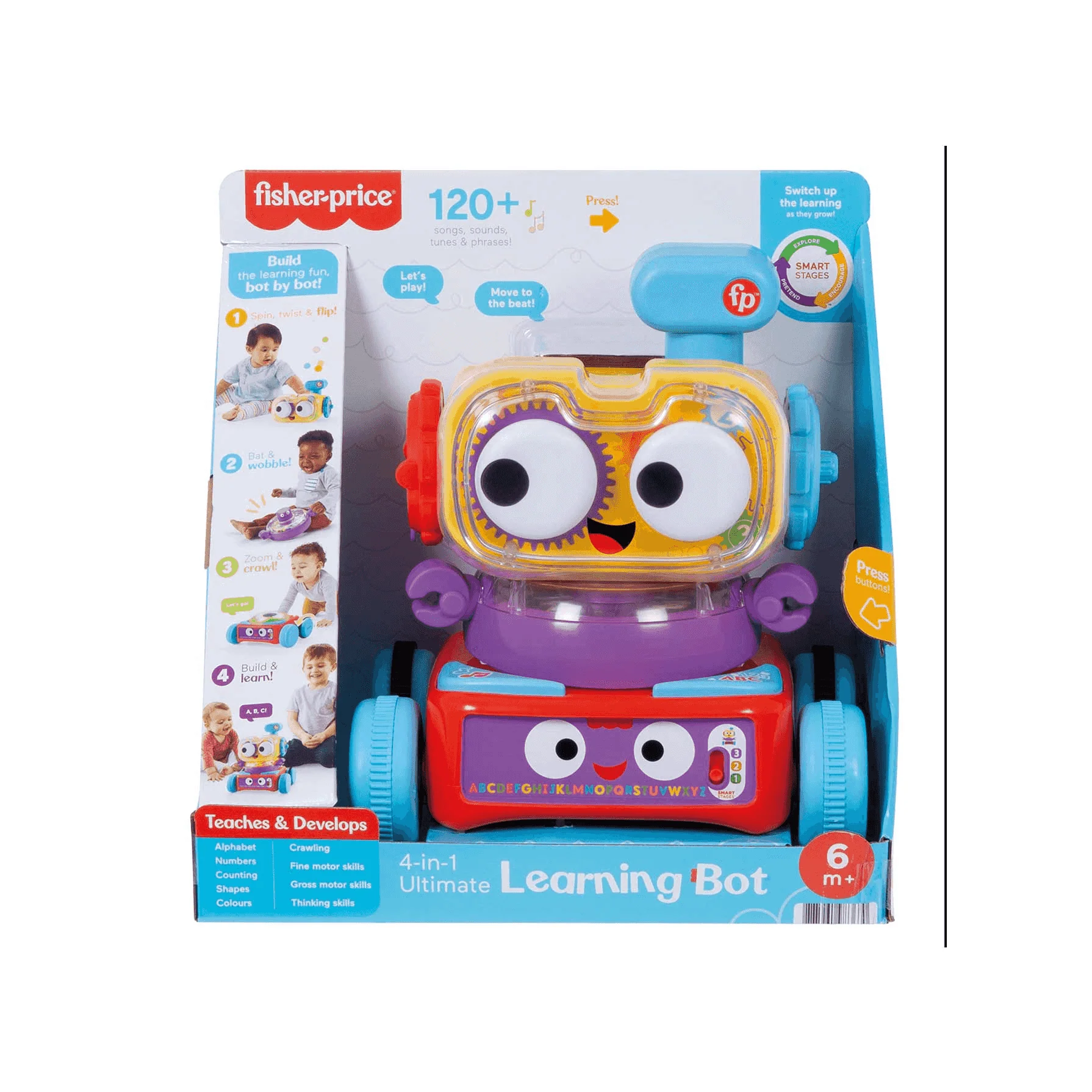 Fisher Price Robot Aprendizaje 4 en 1