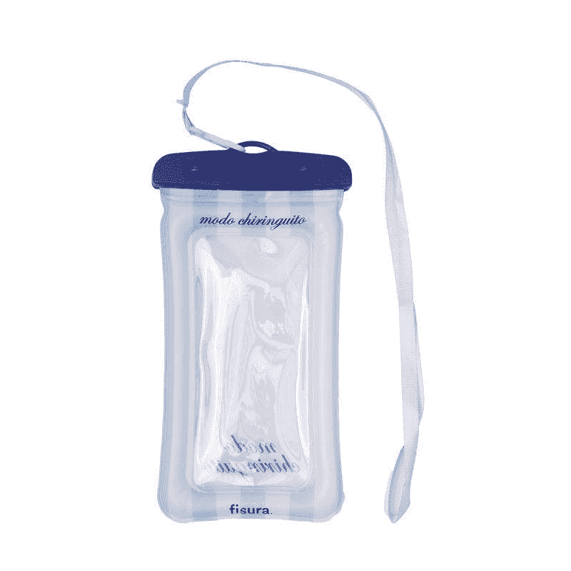 Funda impermeable móvil “modo chiringuito” Fisura – bolsa estanca con cordón para playa
