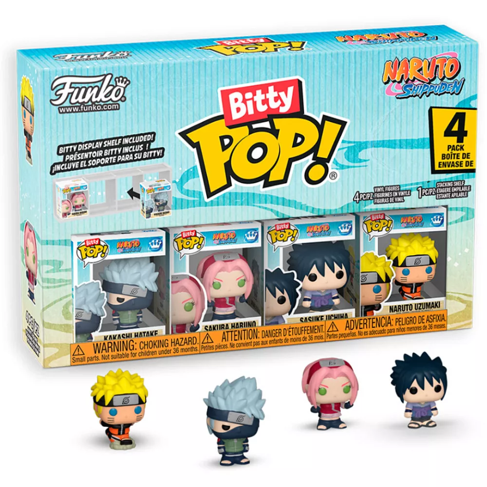Funko Bitty Pop! Naruto Shippuden Blíster 4 Figuras Surtidas - Image 2