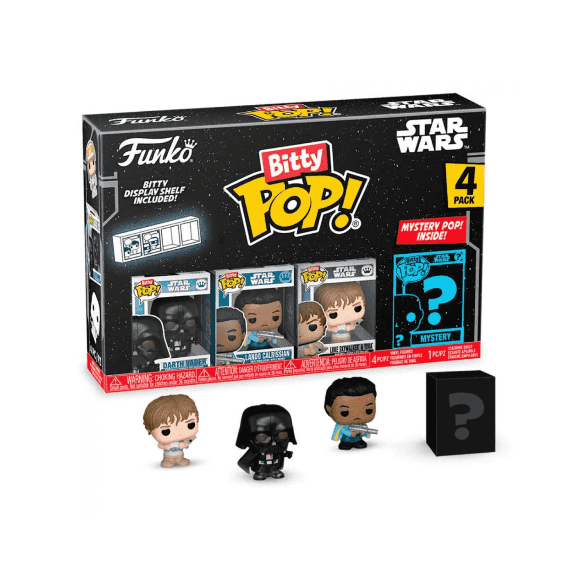 Funko Bitty Pop! Star Wars: El Imperio Contraataca S2 - Pack de 4 Figuras