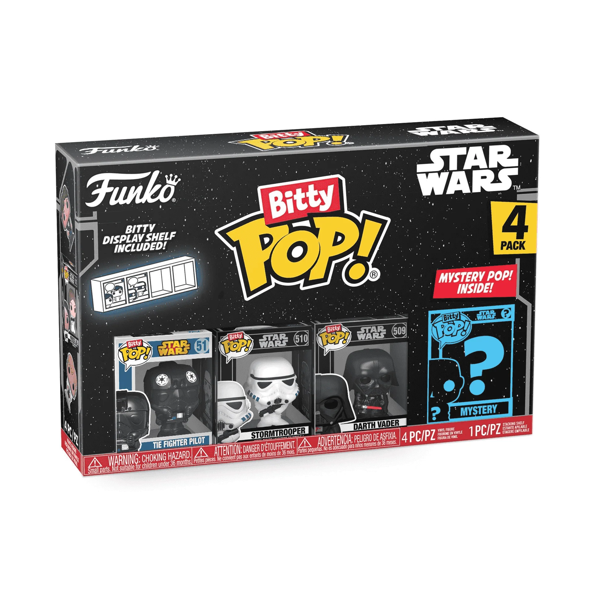 Funko Bitty Pop! Star Wars Pack 4 Figuras De Vinilo Serie 4.