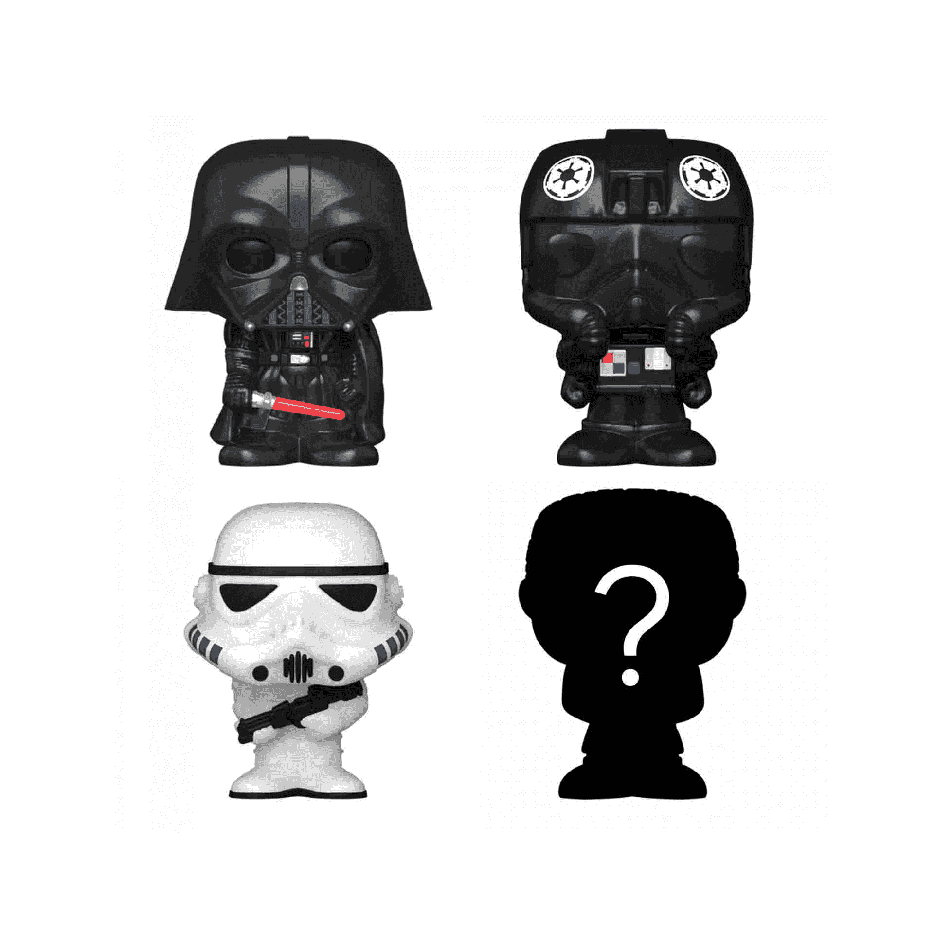 Funko Bitty Pop! Star Wars Pack 4 Figuras De Vinilo Serie 4. - Image 2