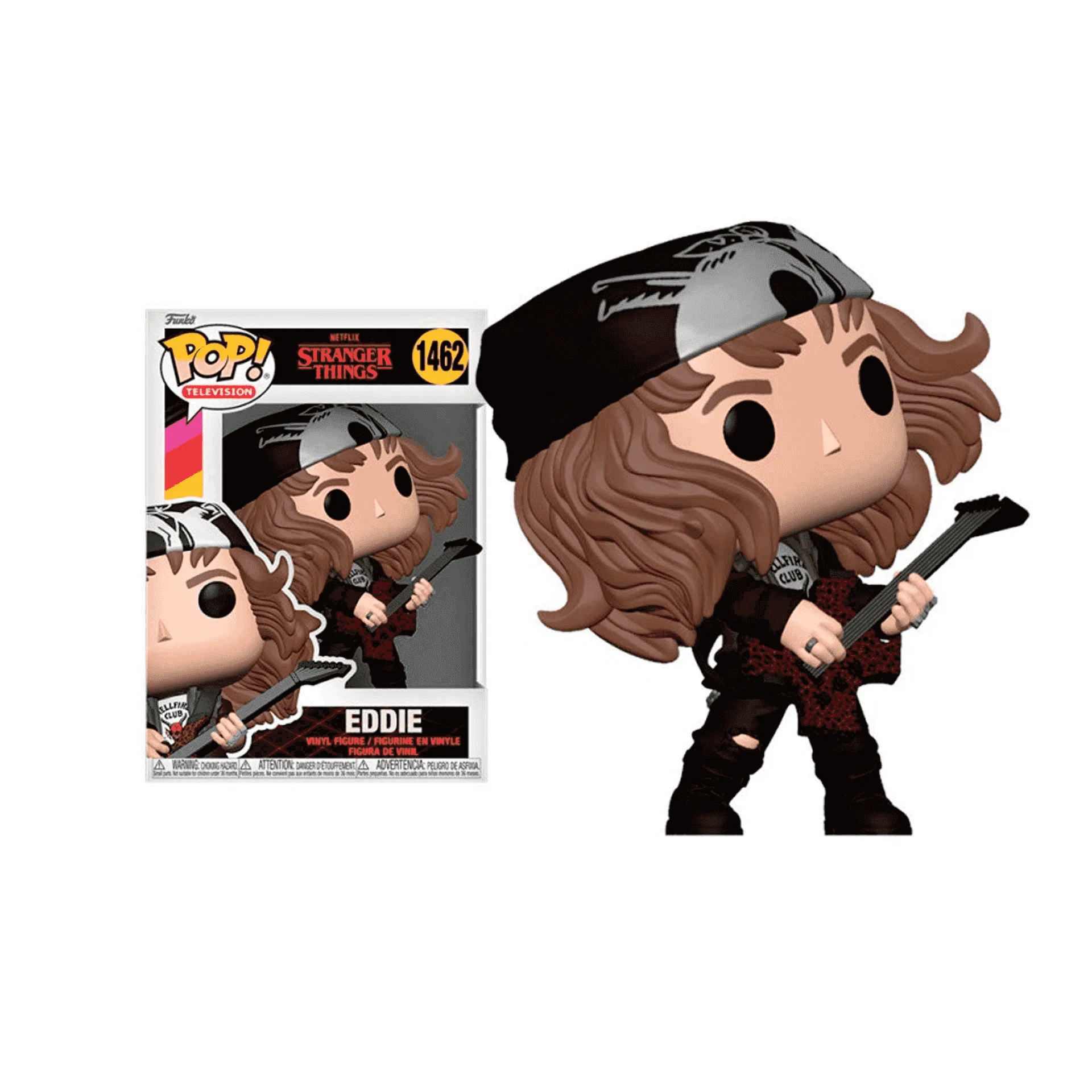 Funko Figura Hunter Eddie con Guitarra Stranger Things S4