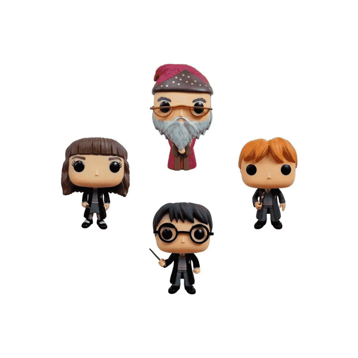 Funko Harry Potter pack 4 figuras: Harry, Hermione, Dumbledorey Ron - Image 2