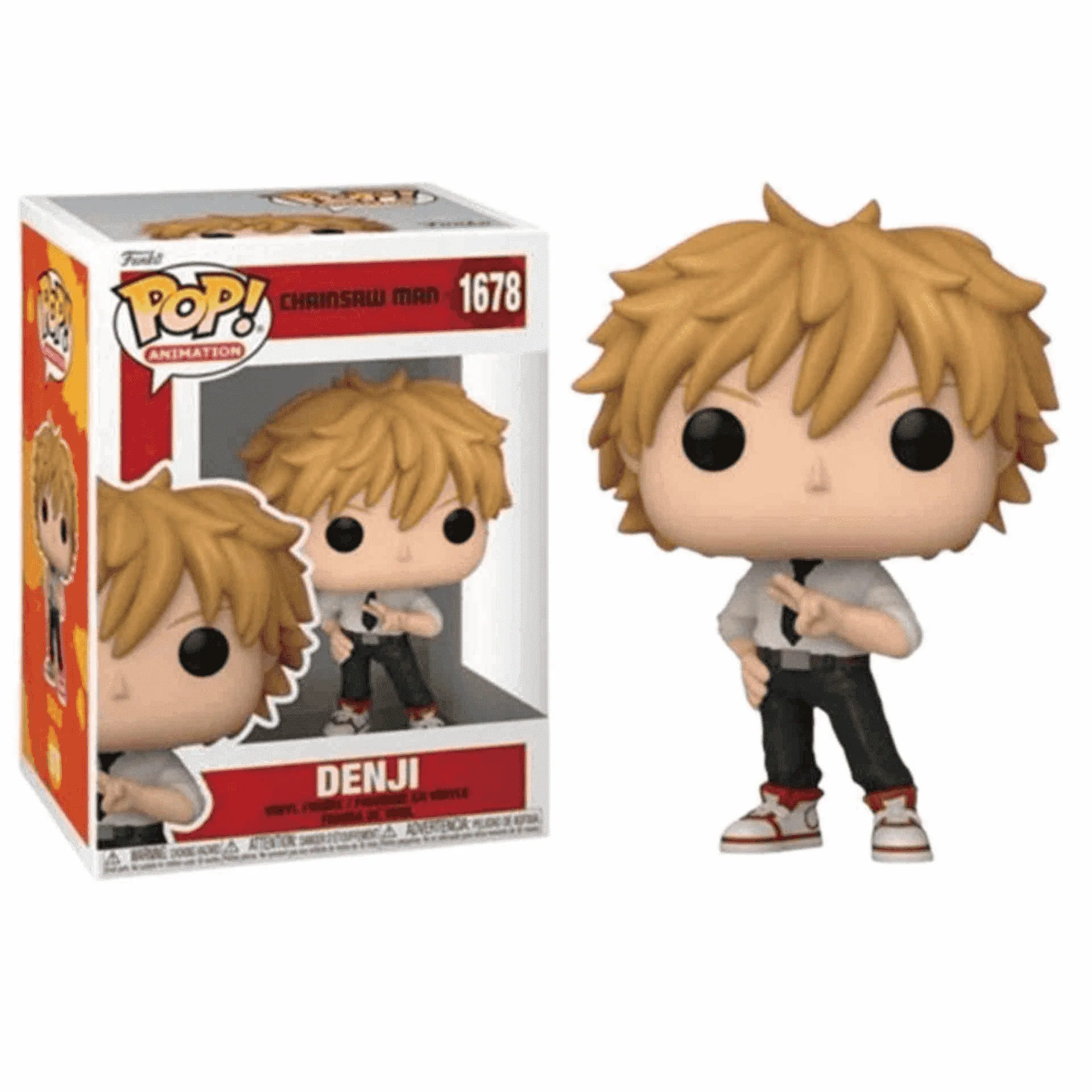 Funko Pop Animation: Csm-Denji Figura de Vinilo - Coleccionable del Anime Chainsaw Man