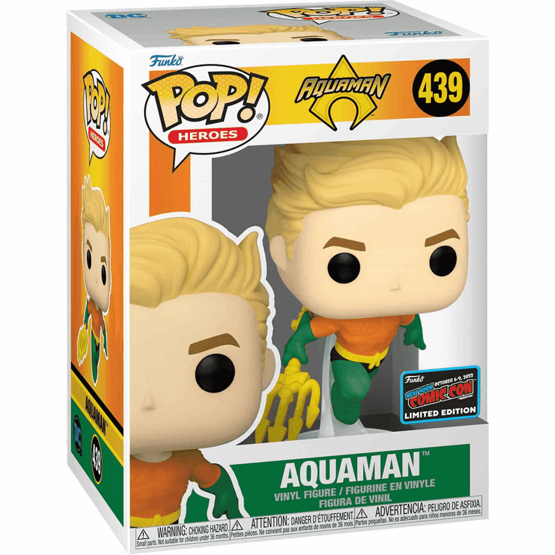 Funko Pop Aquaman - Figura coleccionable DC Comics ¡Ideal para fans y coleccionistas!