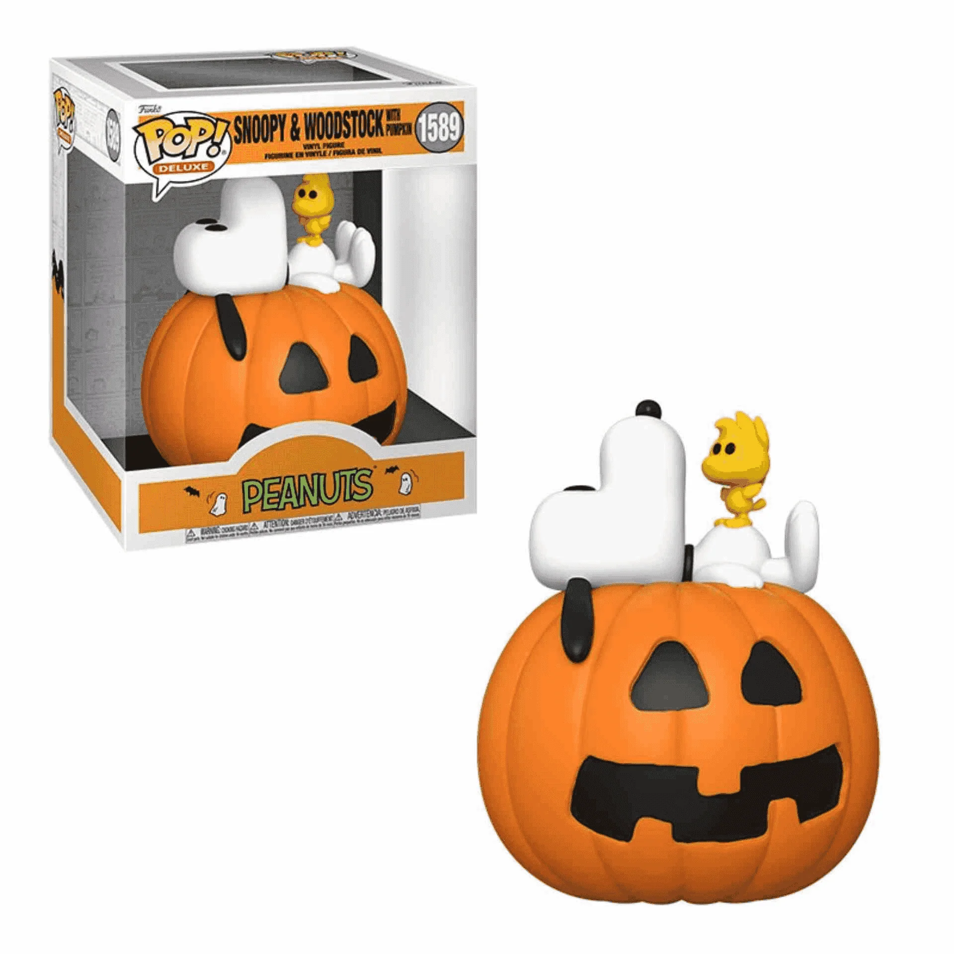 Funko Pop Deluxe Snoopy y Woodstock - Muñeco coleccionable de alta calidad for fans de Peanuts - Ide