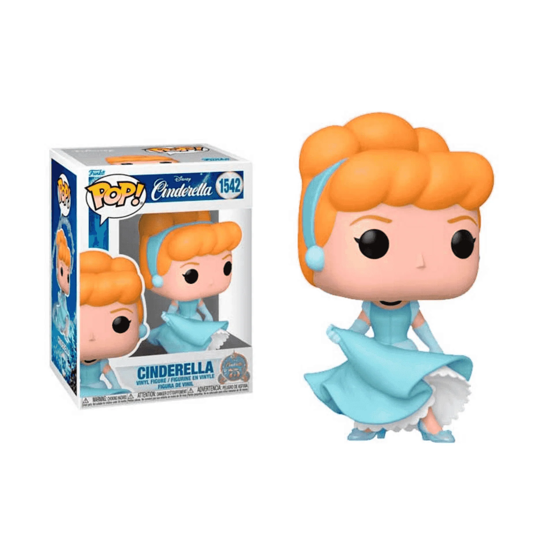 Funko Pop Disney: Cinderella 75th - Princesa Coleccionable