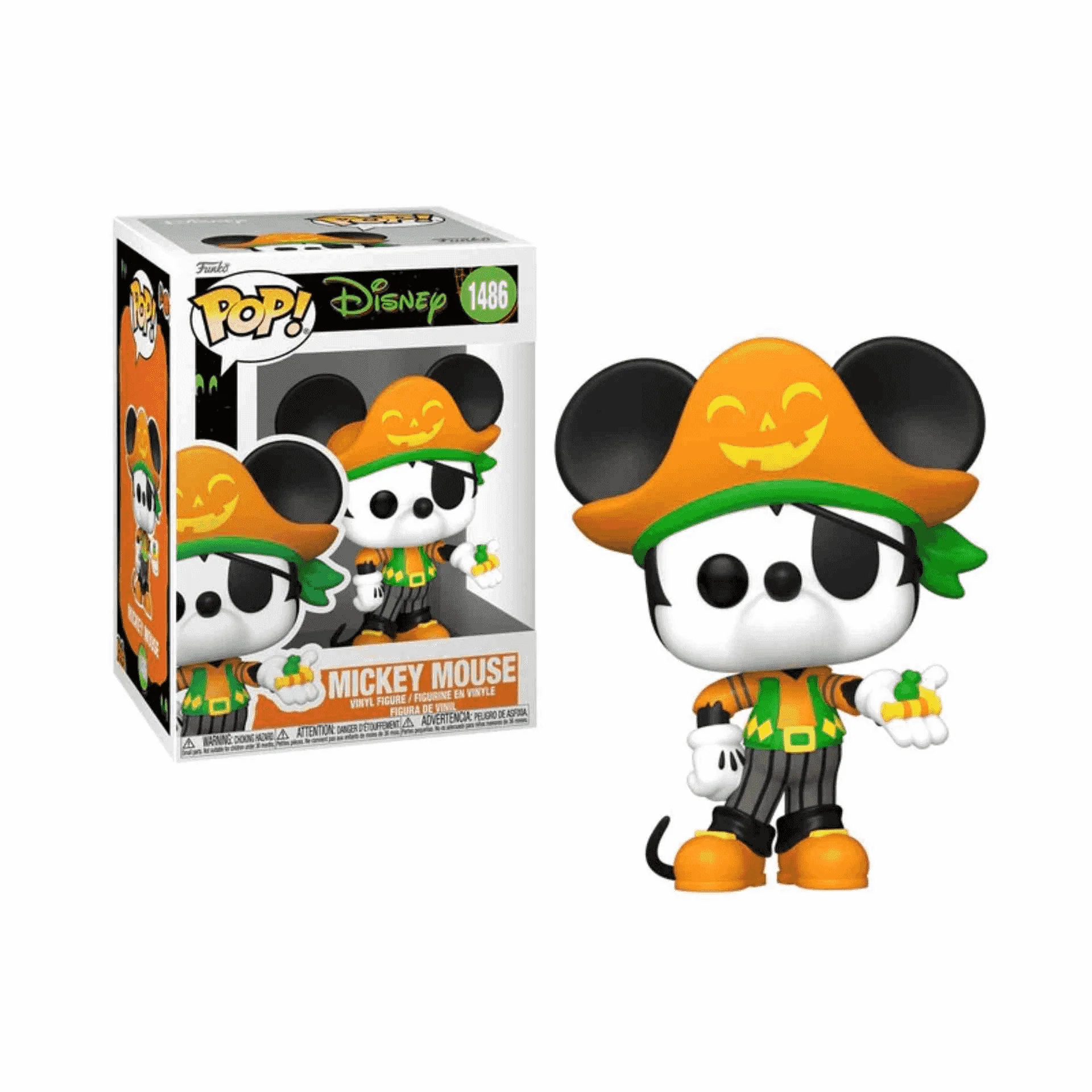 Funko Pop Disney Halloween Pirate Mickey - Figura de Mickey Mouse Pirata, Ideal para Fans y Coleccio - Image 2