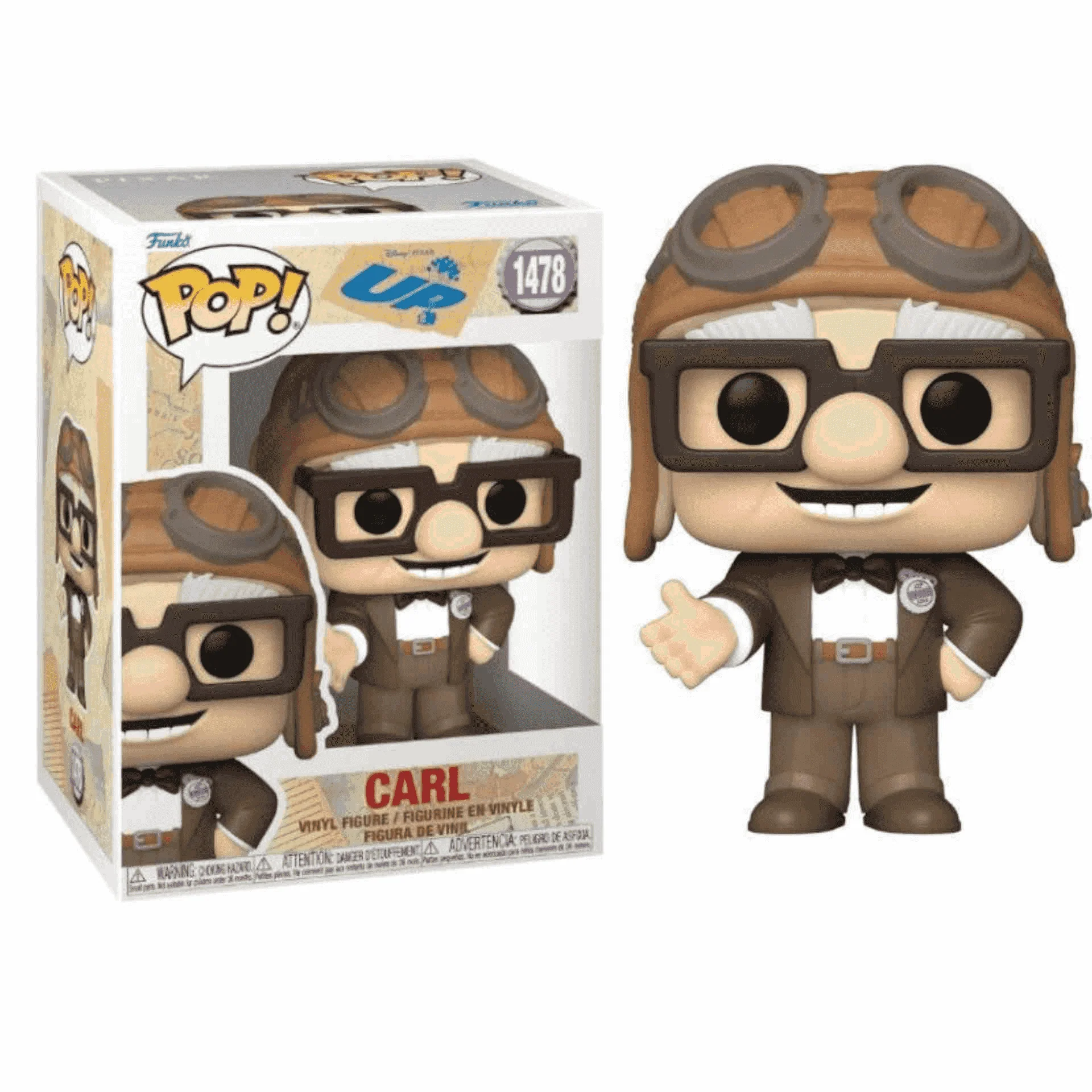 Funko Pop Disney Up S2 - Figura de Carl colecionable. ¡Ideal para fans y coleccionistas!