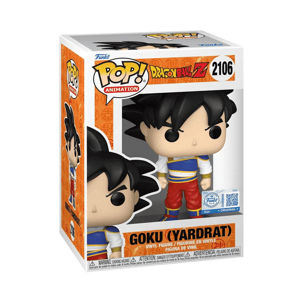 Funko Pop DRAGON BALL Z POP Animation Goku Yardrat con Chase