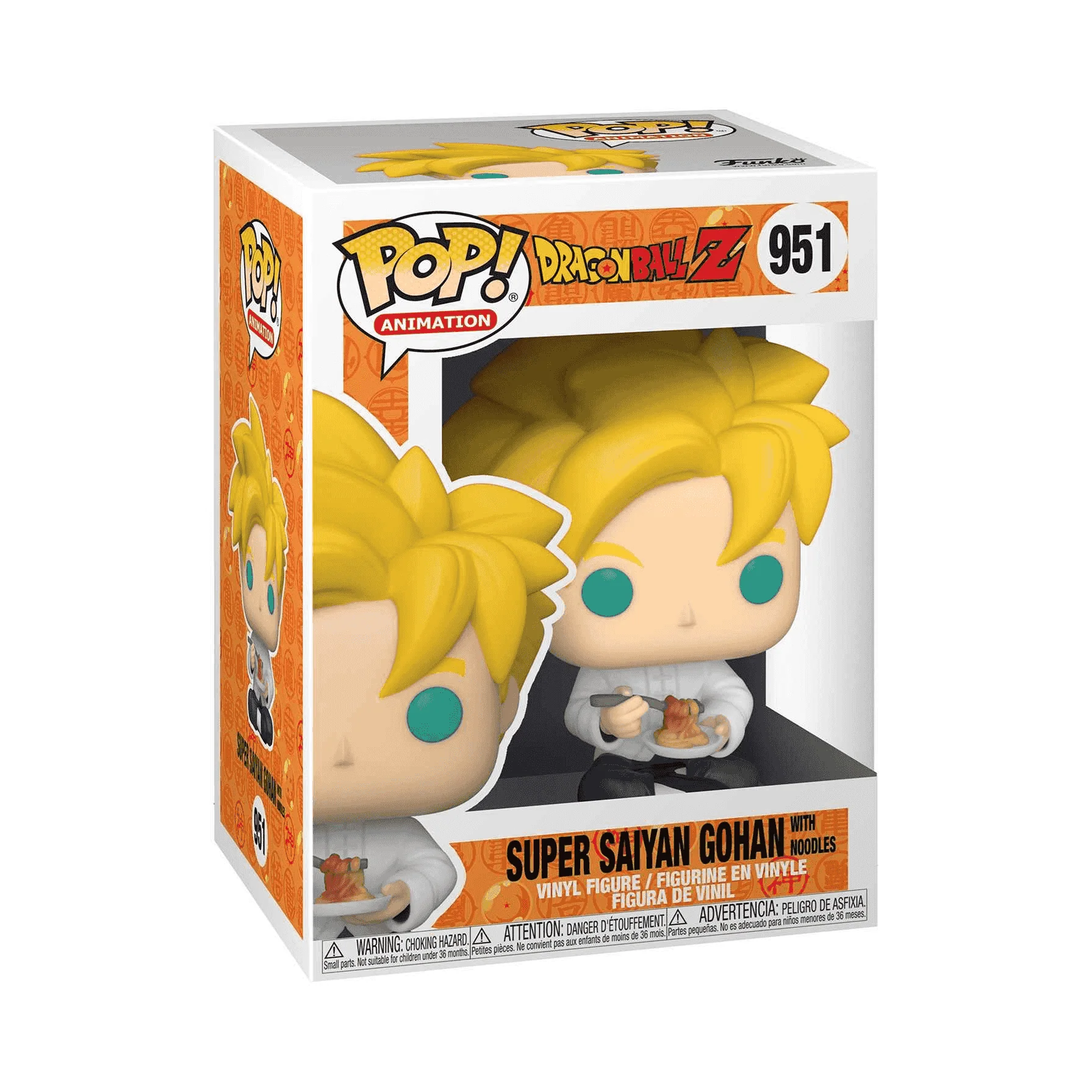 Funko POP Dragon Ball Z S9 Ss Gohan con Noodles - Image 2