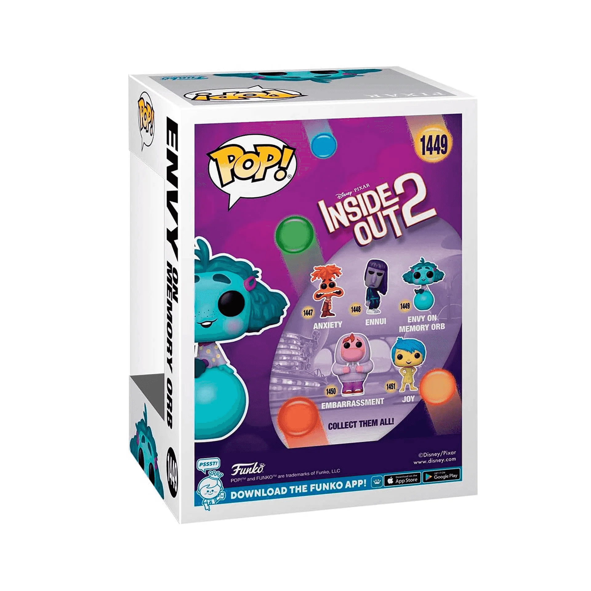 Funko Pop Envidia on Memory orb 1449 Inside Out 2 - Image 4