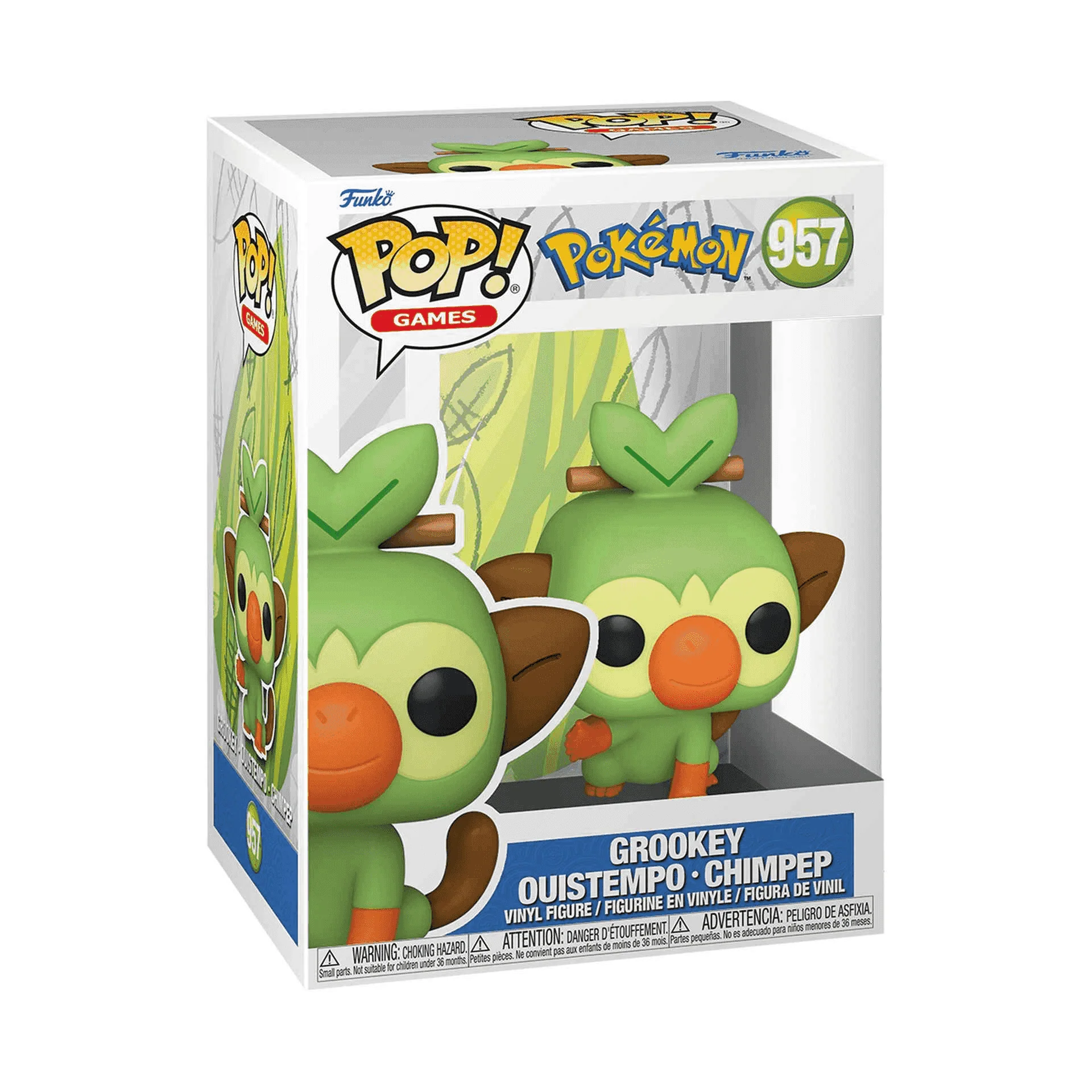 Funko Pop Games Pokemon Grookey - Image 2
