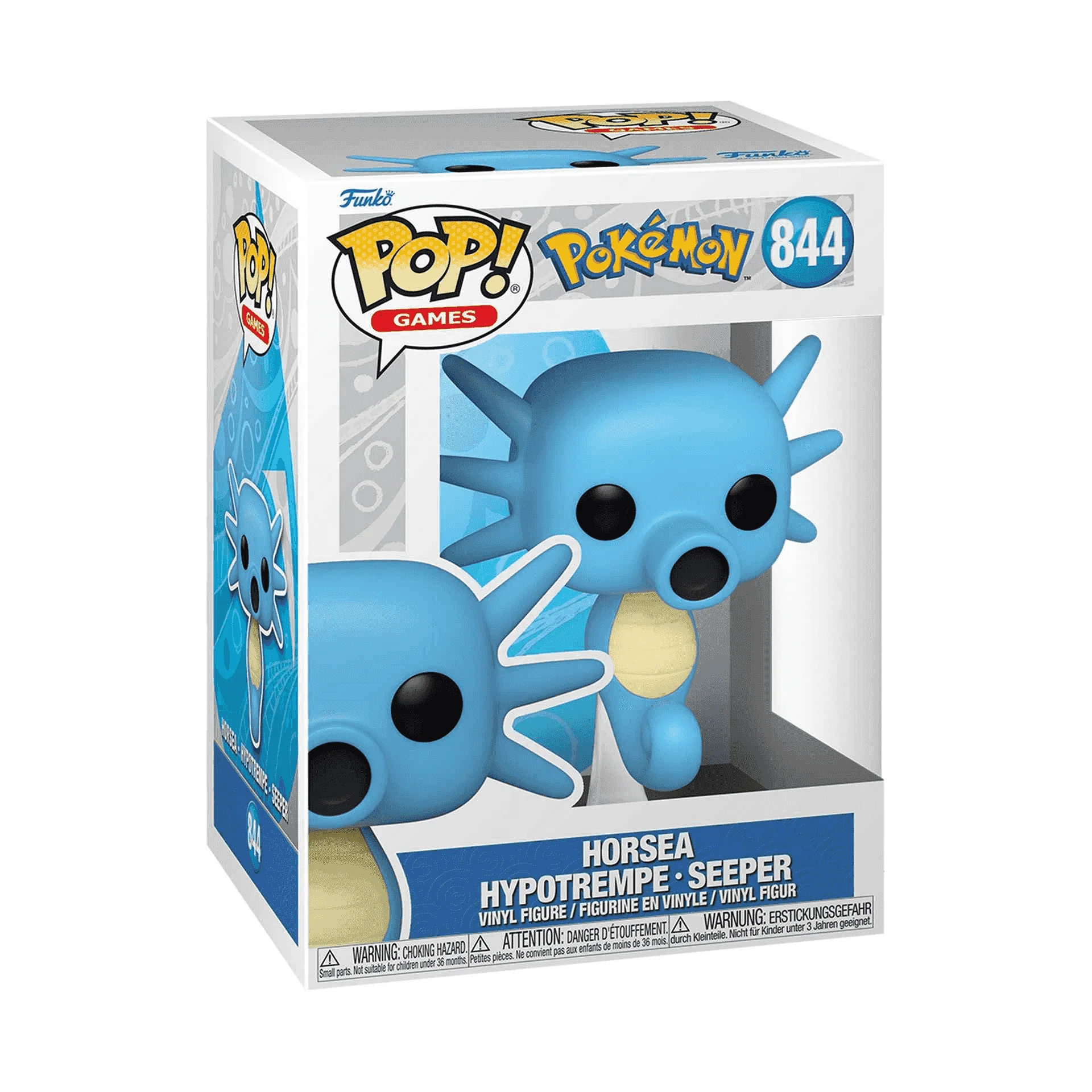 Funko POP Games Pokemon Horsea 884 - Image 2