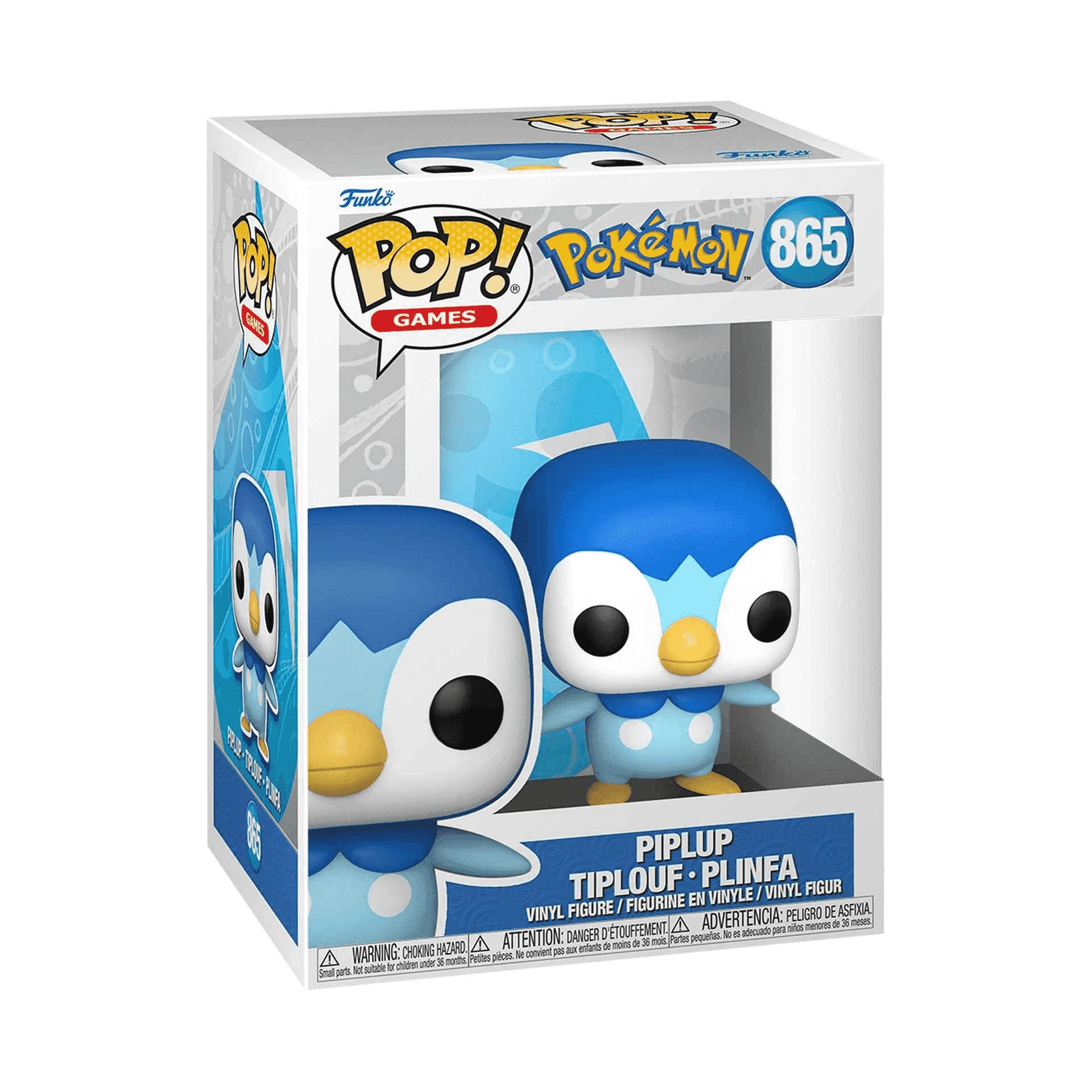Funko Pop Games Pokemon Piplup - Image 2