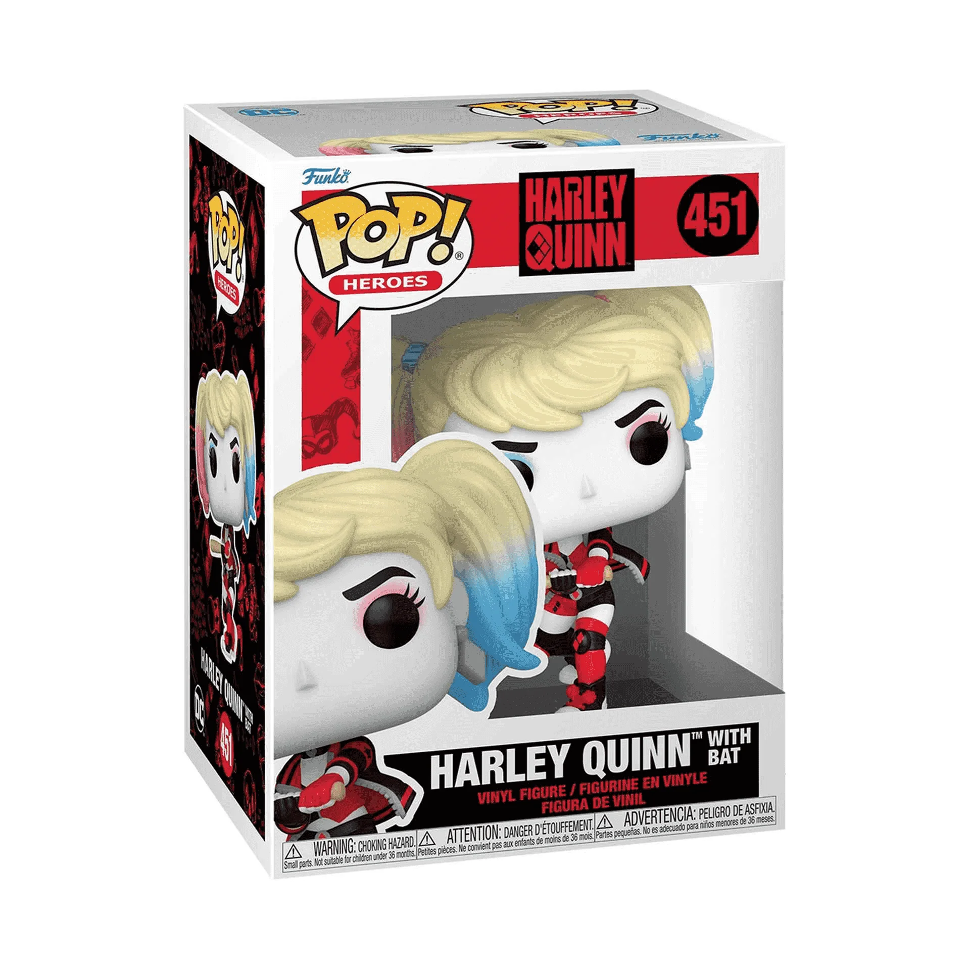 Funko POP Heroes DC Harley con  Bate de beisbol - Image 2