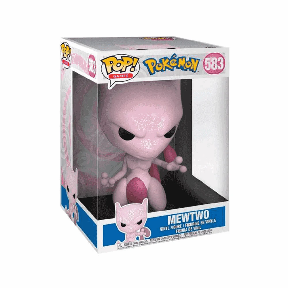 Funko POP Jumbo Pokemon Figura XL Mewtwo 25 cm