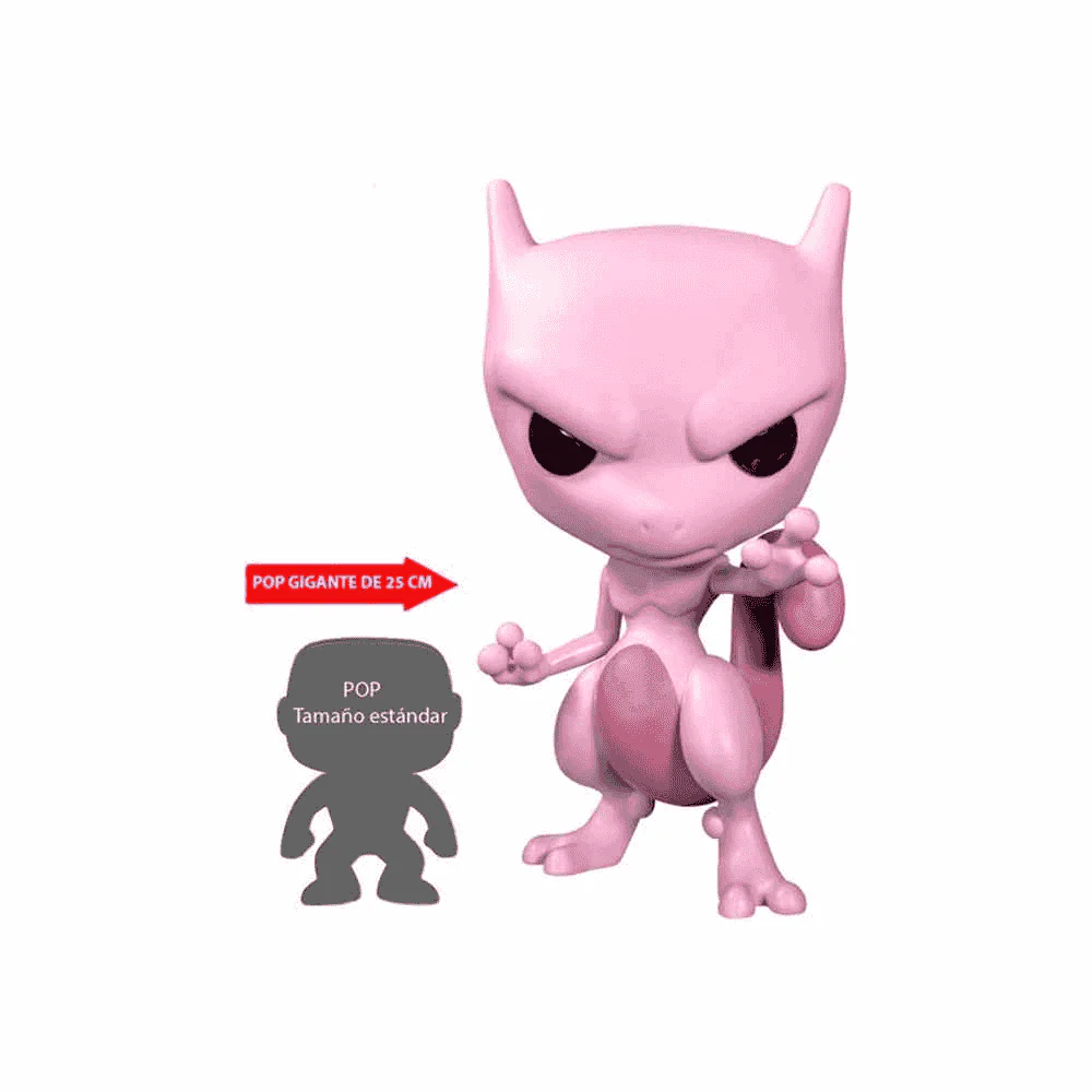 Funko POP Jumbo Pokemon Figura XL Mewtwo 25 cm - Image 3