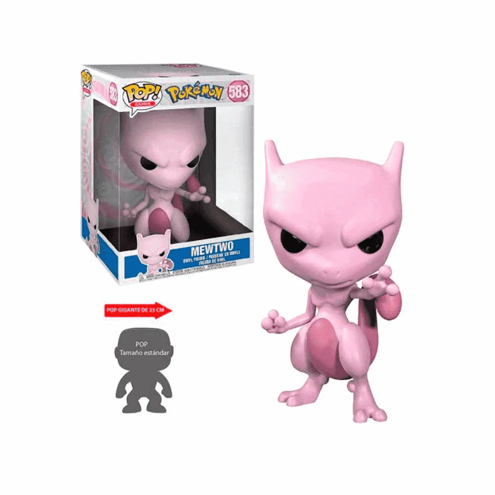Funko POP Jumbo Pokemon Figura XL Mewtwo 25 cm - Image 4