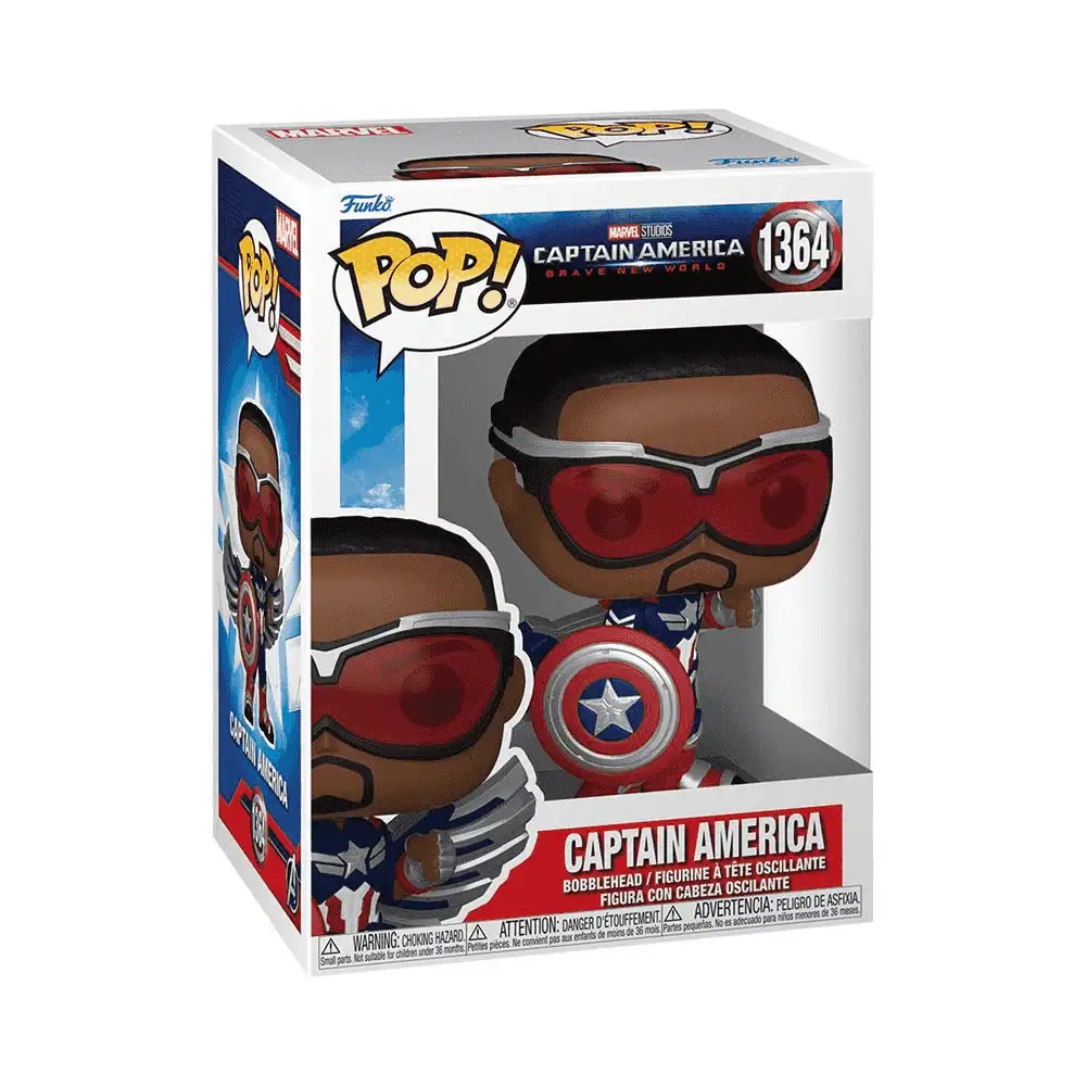 Funko Pop Marvel Capitán América Brave New World - Image 2