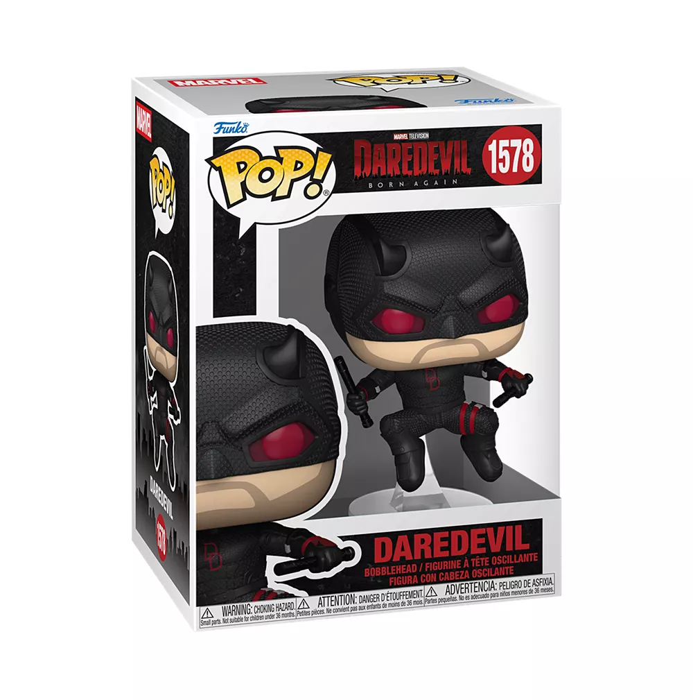 Funko Pop! Marvel: Daredevil Black Suit- Born Again - Image 2